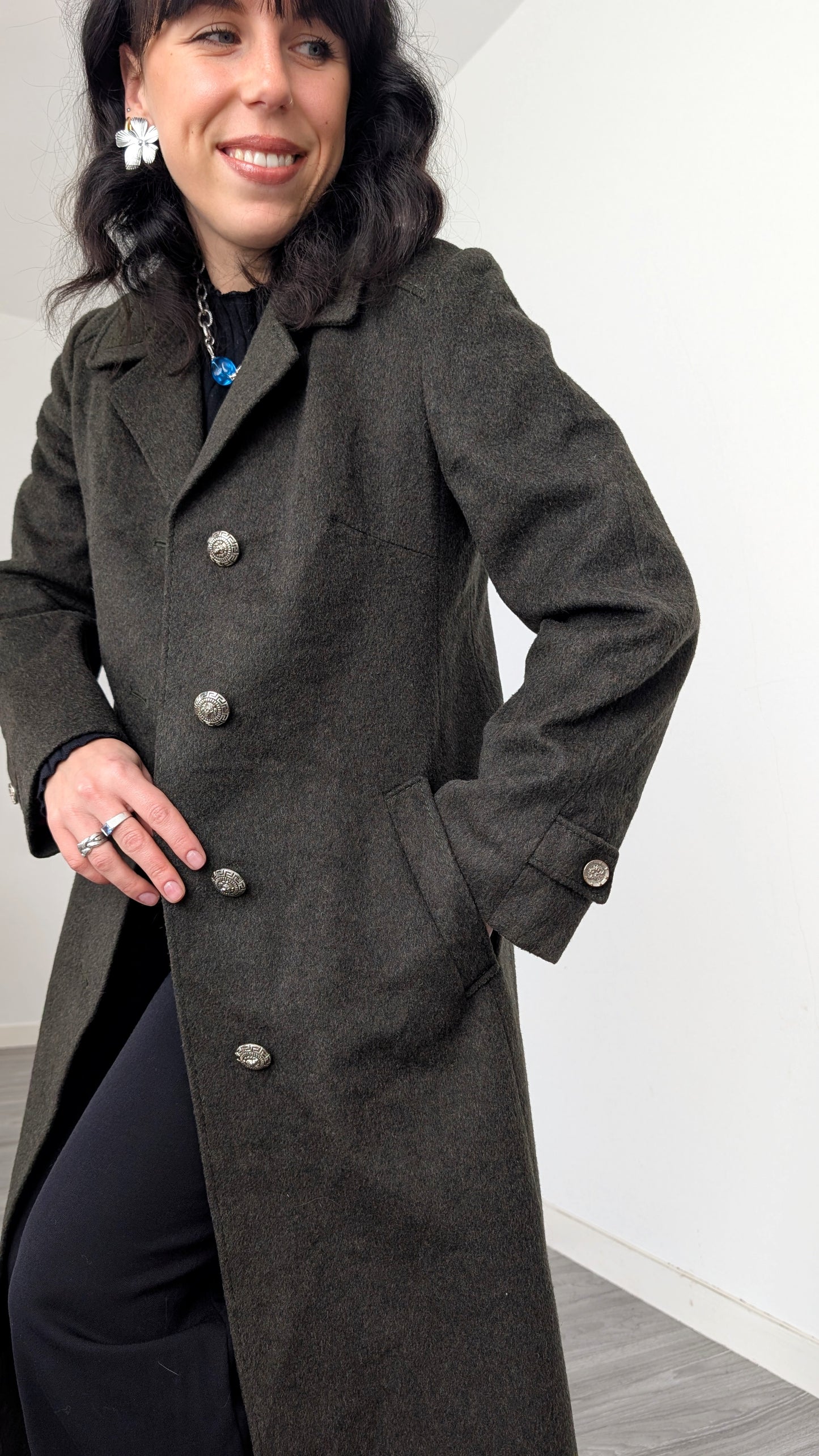 Manteau laine T38