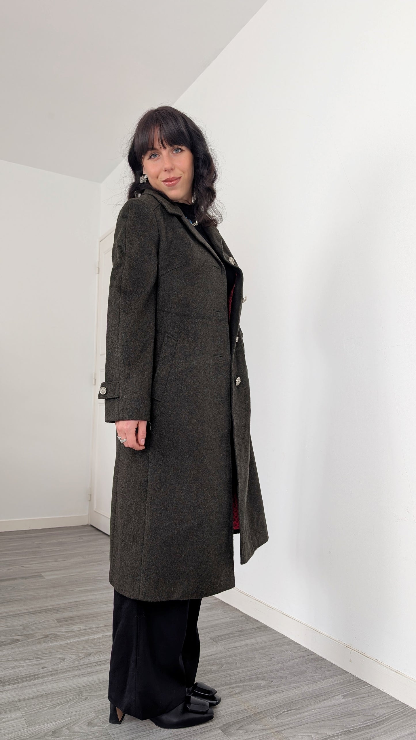 Manteau laine T38