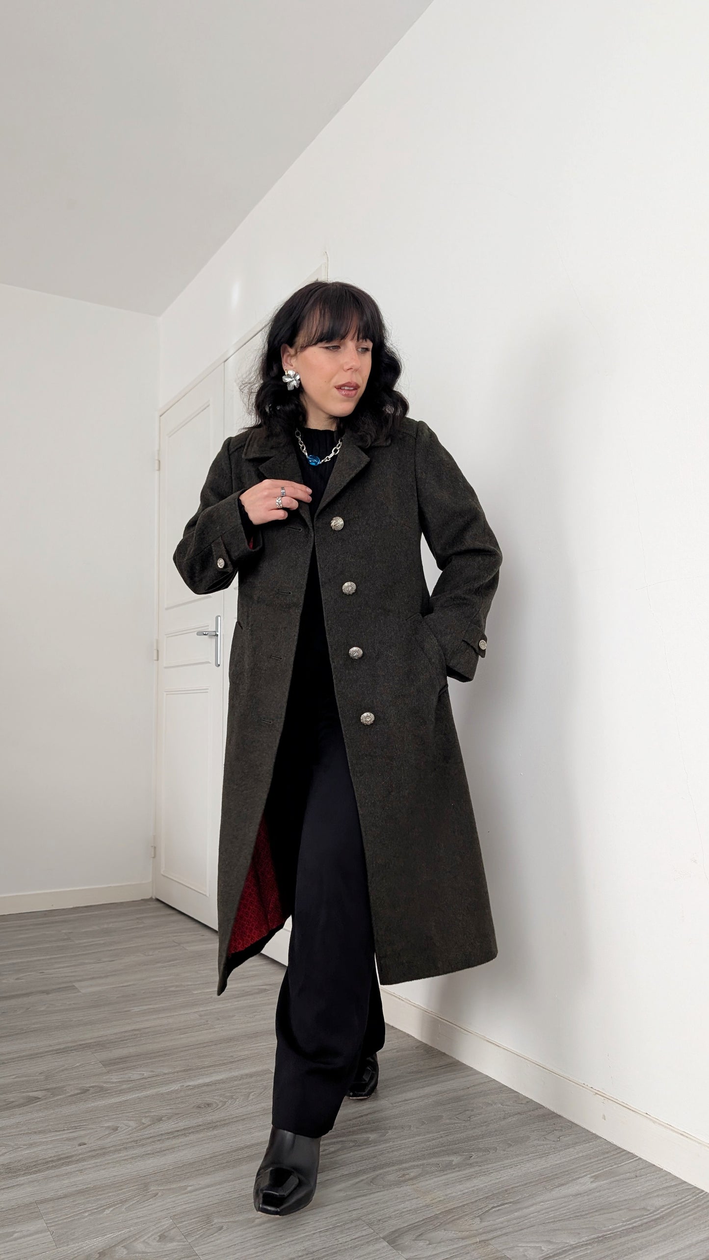 Manteau laine T38