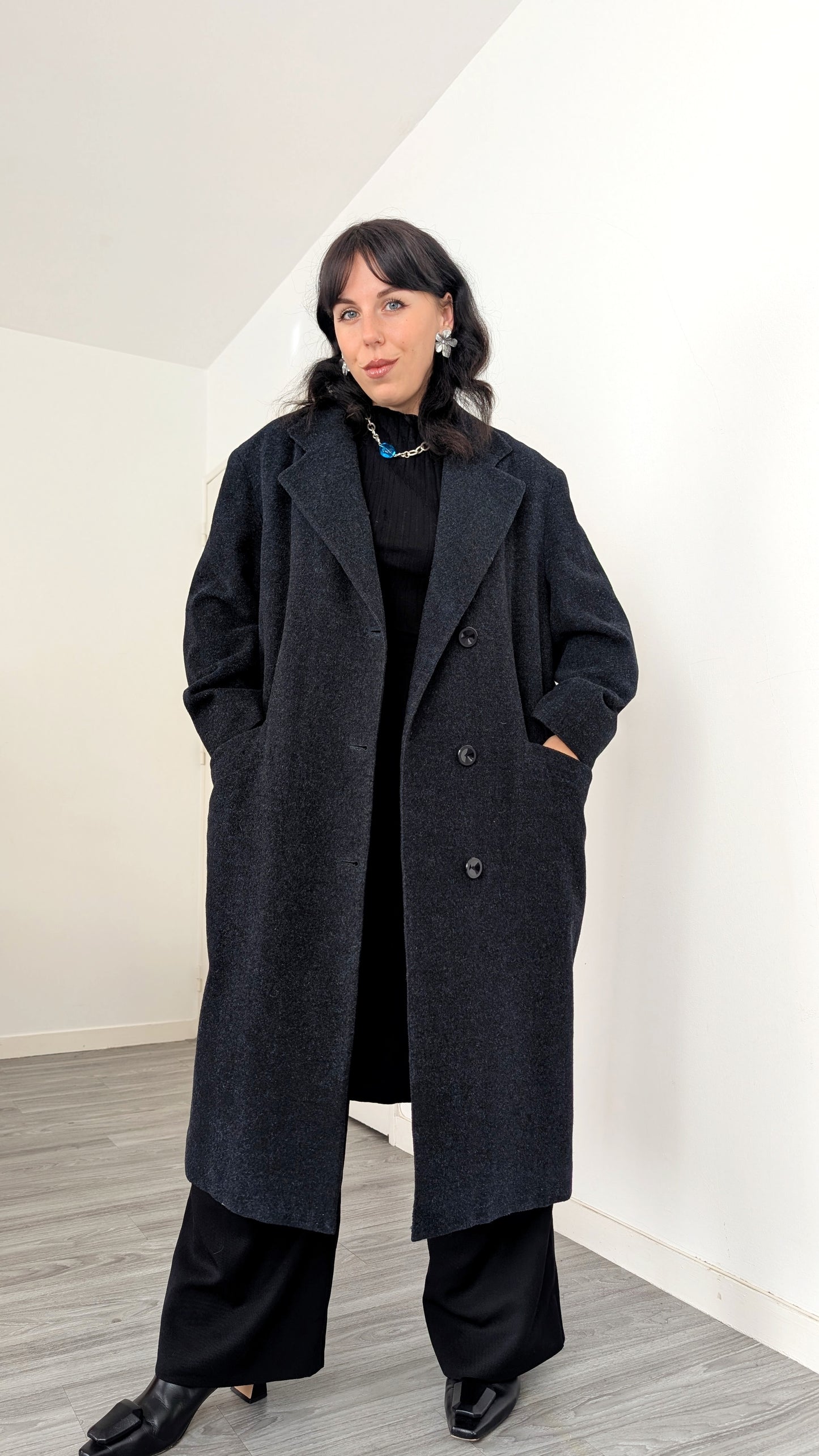 Manteau 1960 laine jusqu'à T42