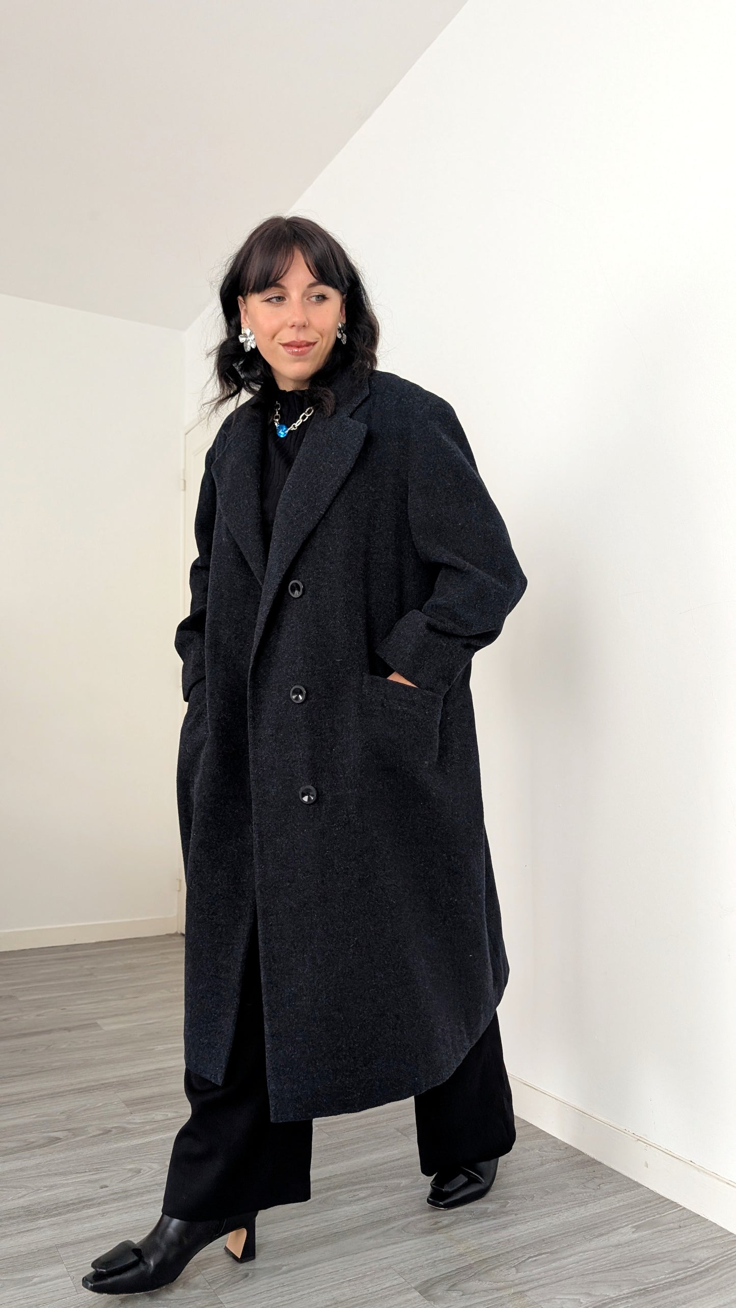 Manteau 1960 laine jusqu'à T42