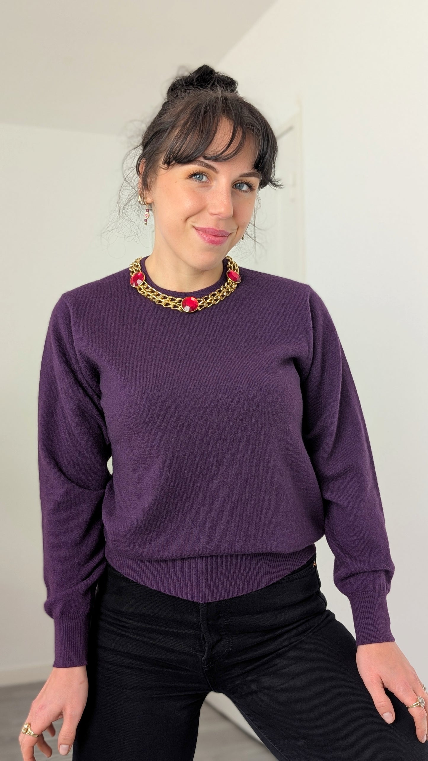 Pull pure cachemire neuf  T36