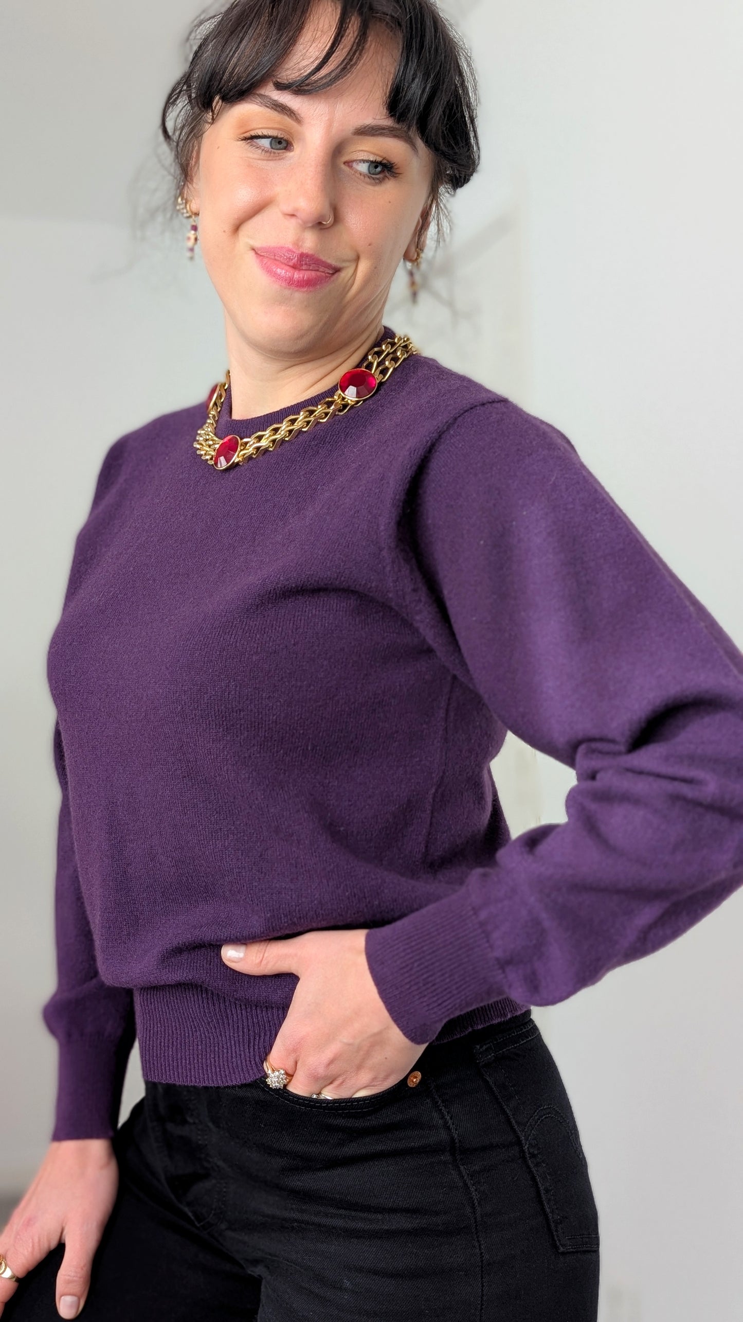 Pull pure cachemire neuf  T36