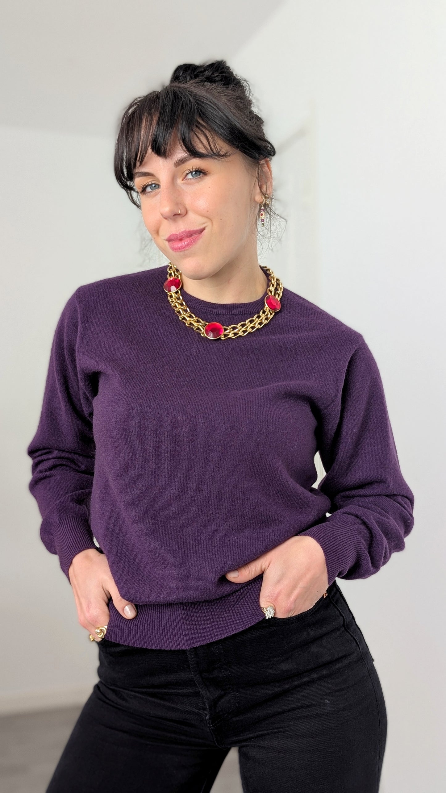 Pull pure cachemire neuf  T36