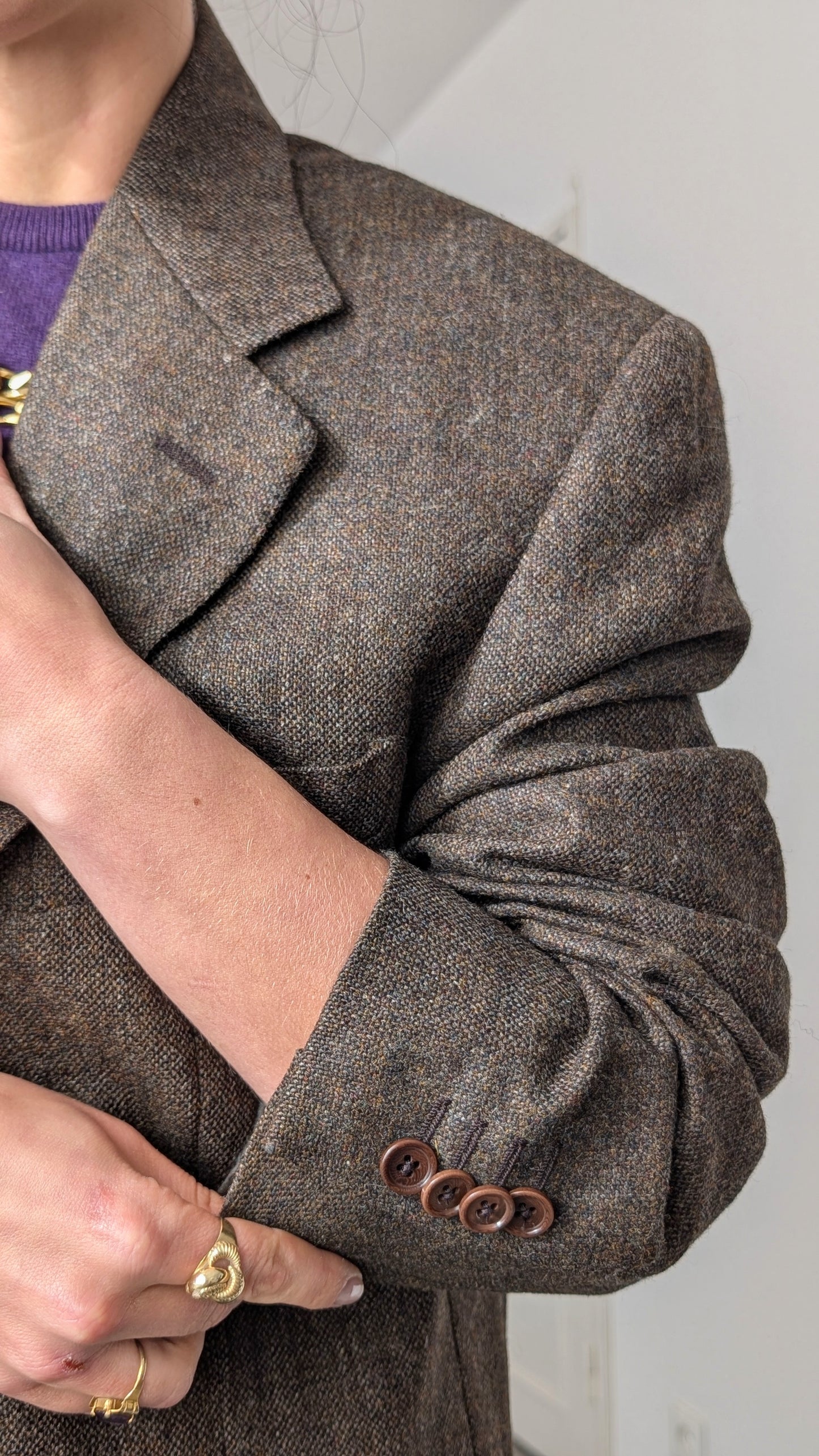 Blazer laine T42-44 en oversize