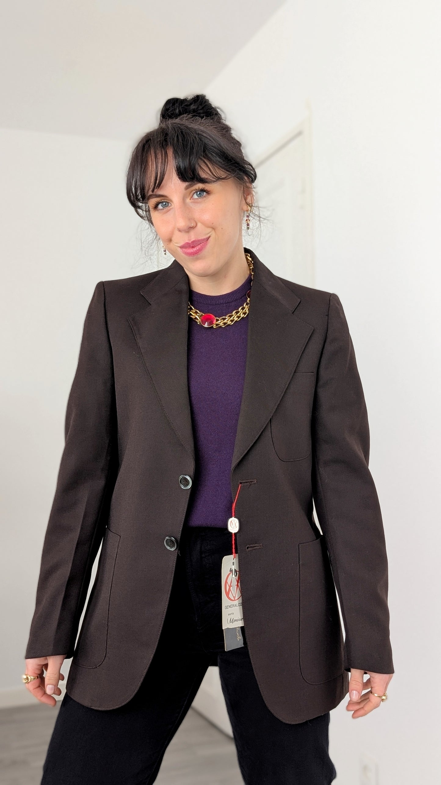 Blazer laine 70s neuf T36