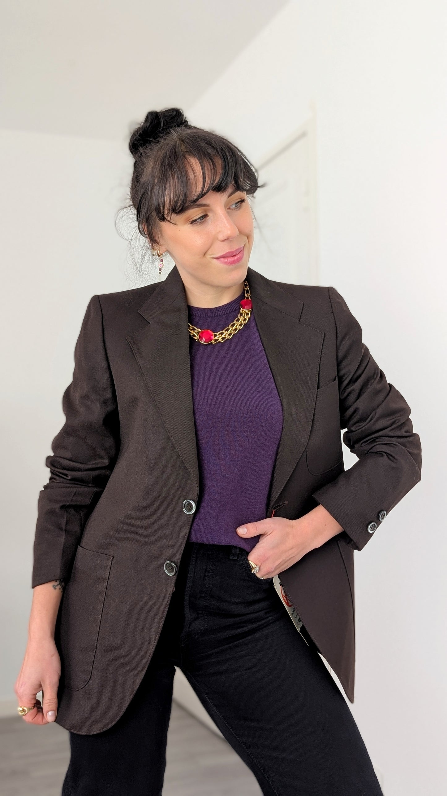 Blazer laine 70s neuf T36