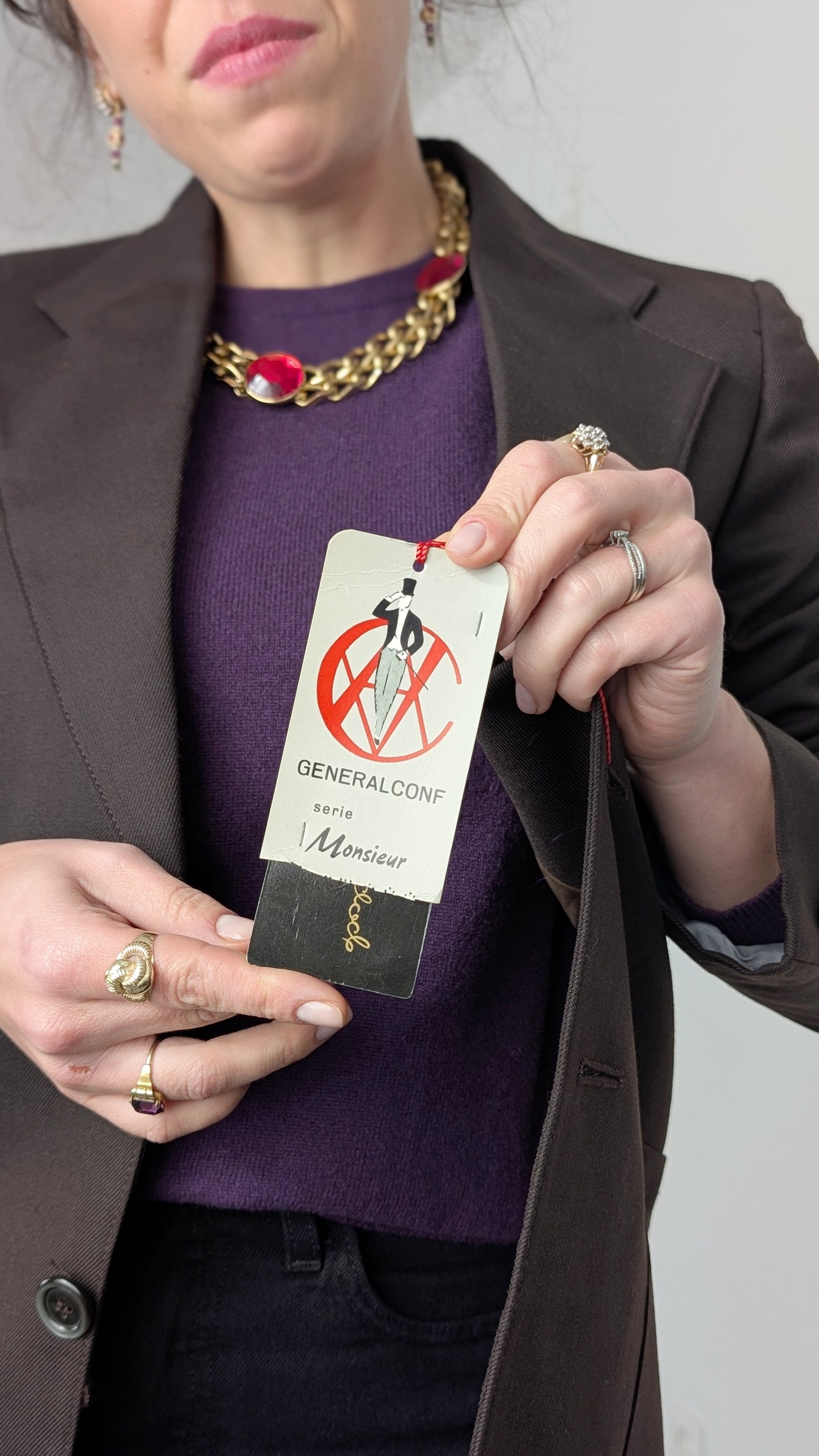 Blazer laine 70s neuf T36