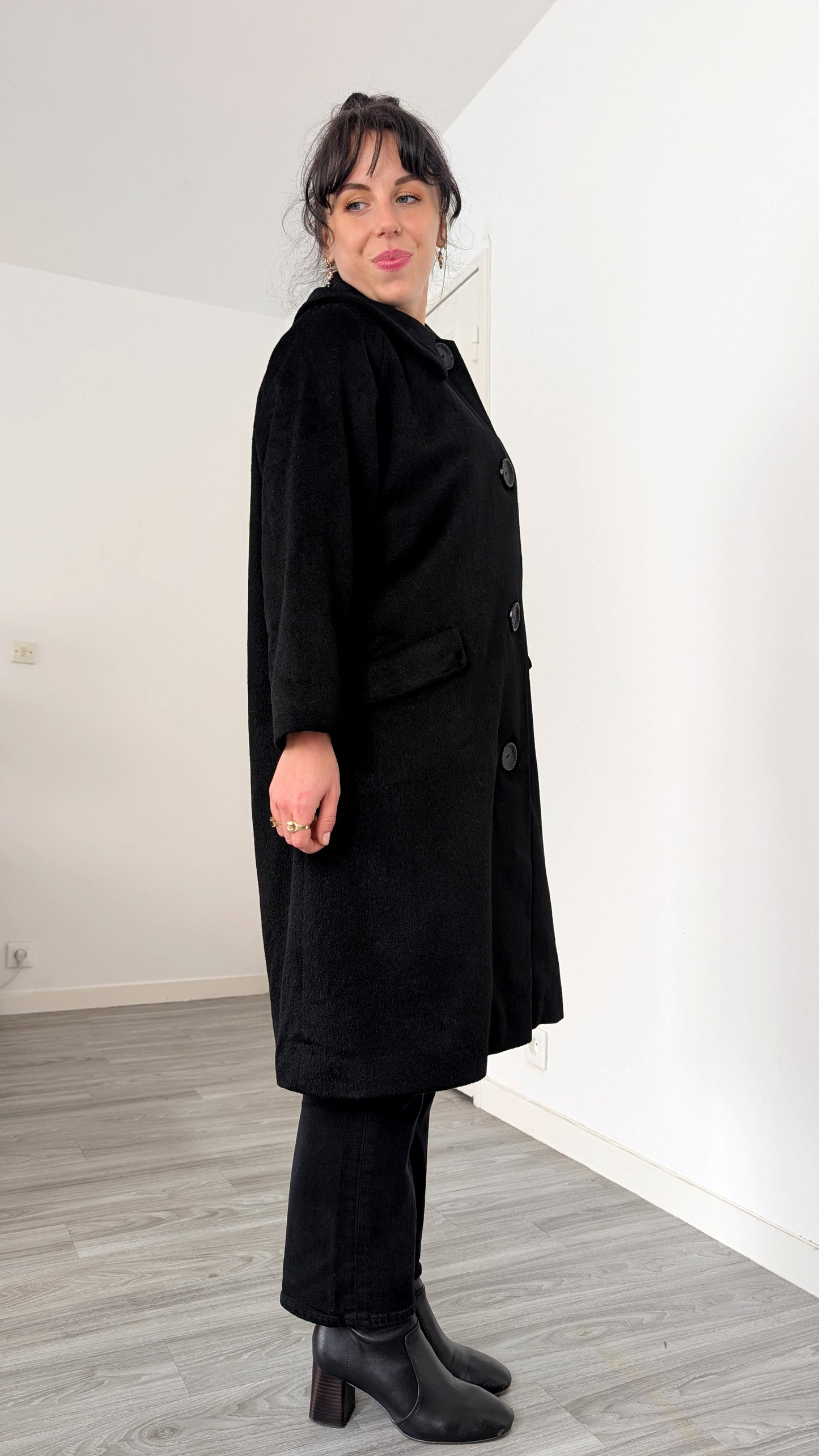 Manteau 60s laine et cachemire T36