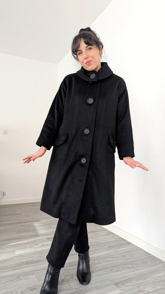 Manteau 60s laine et cachemire T36