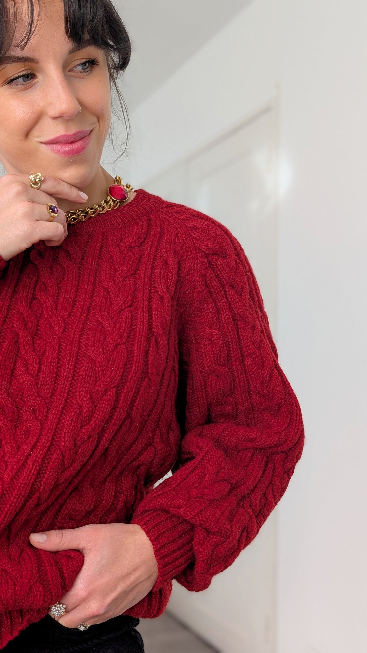 Pull irlandais laine du 34 au 40