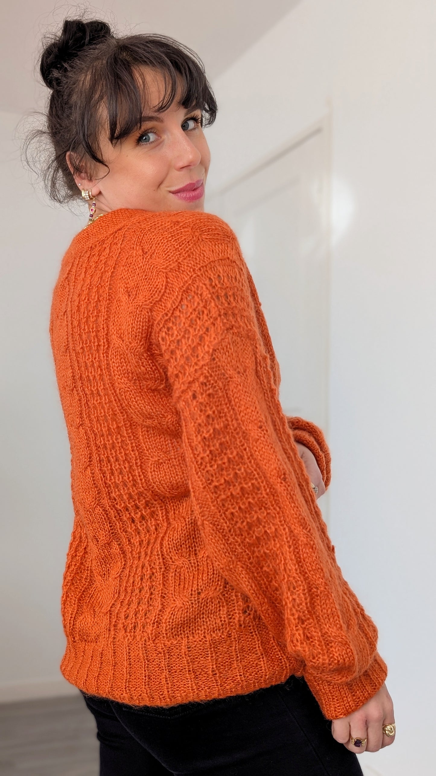 Cardigan laine et mohair T40-42