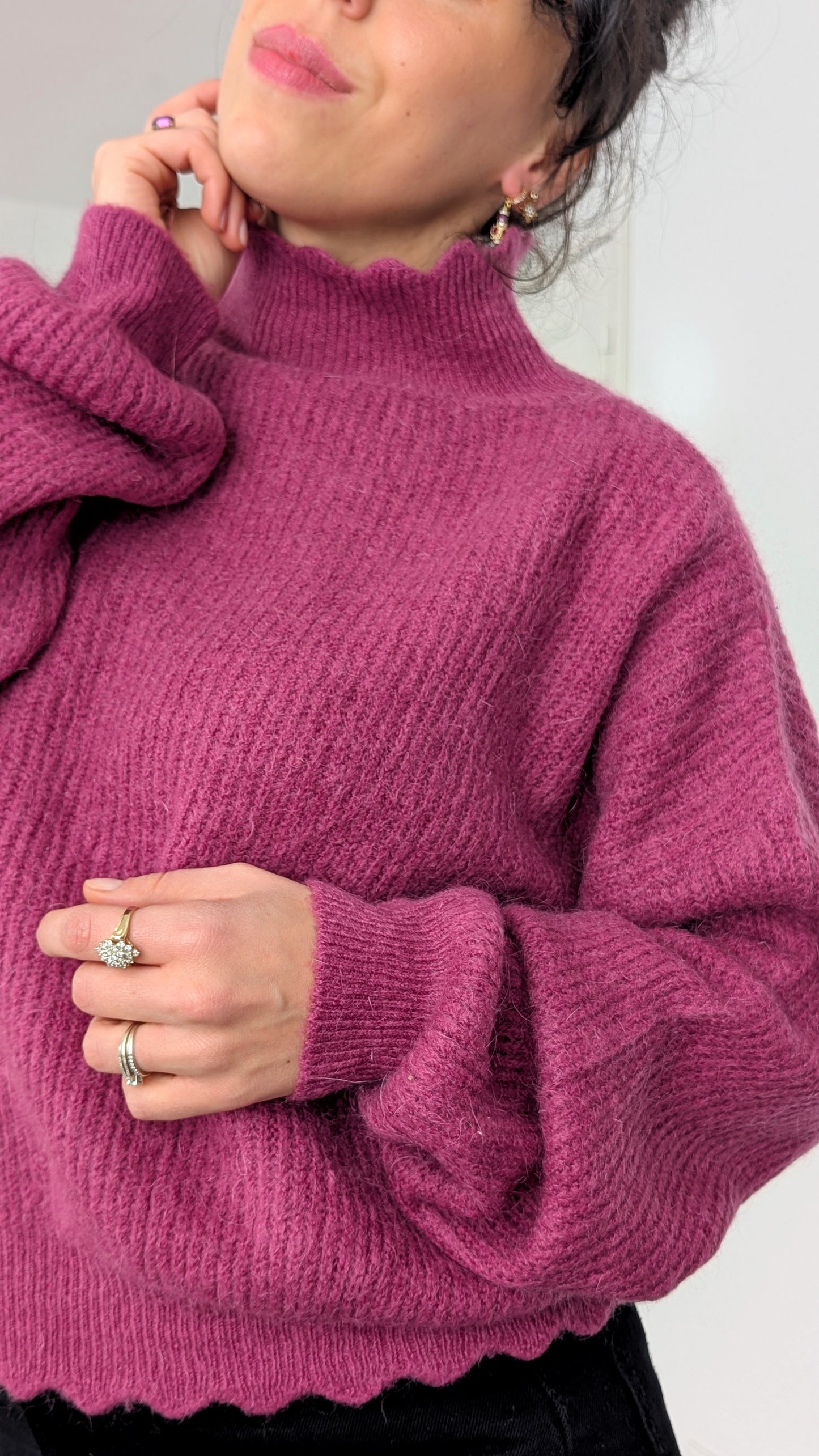 Pull laine et mohair du 34 au 42