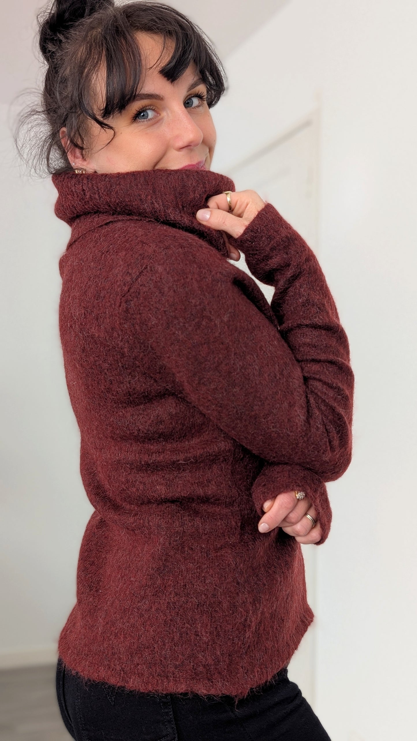 Pull kid mohair et laine T38