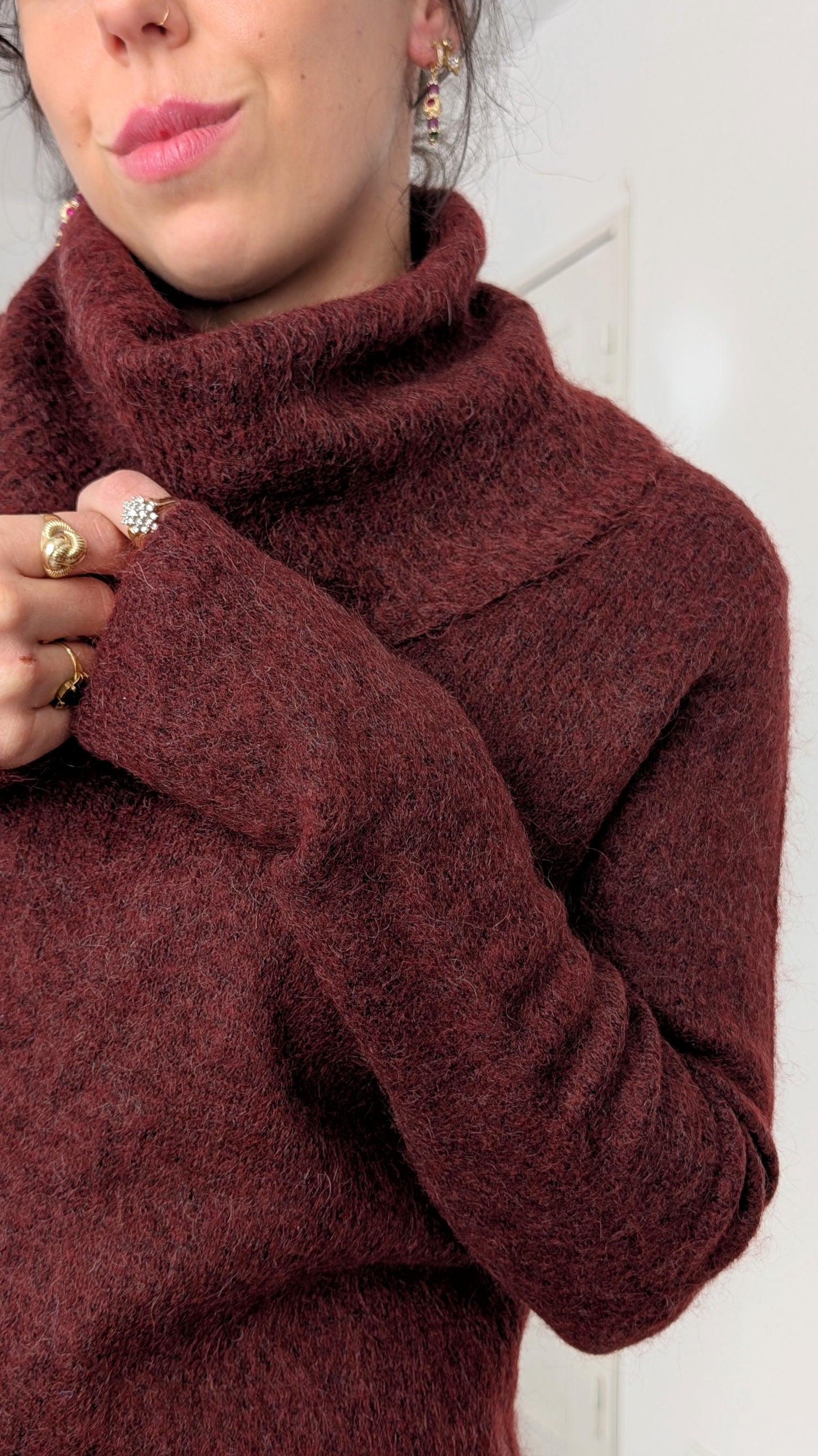 Pull kid mohair et laine T38