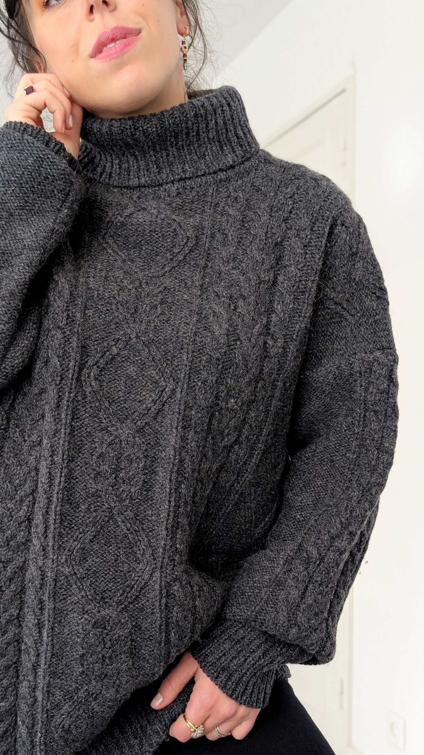 Pull/robe irlandais pure laine 40-42