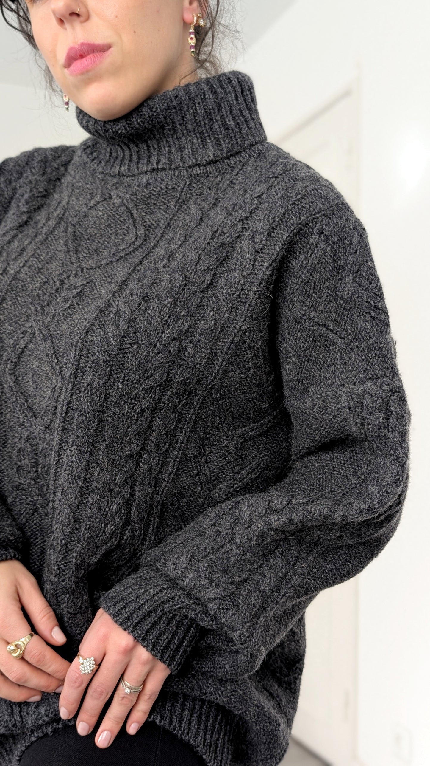 Pull/robe irlandais pure laine 40-42