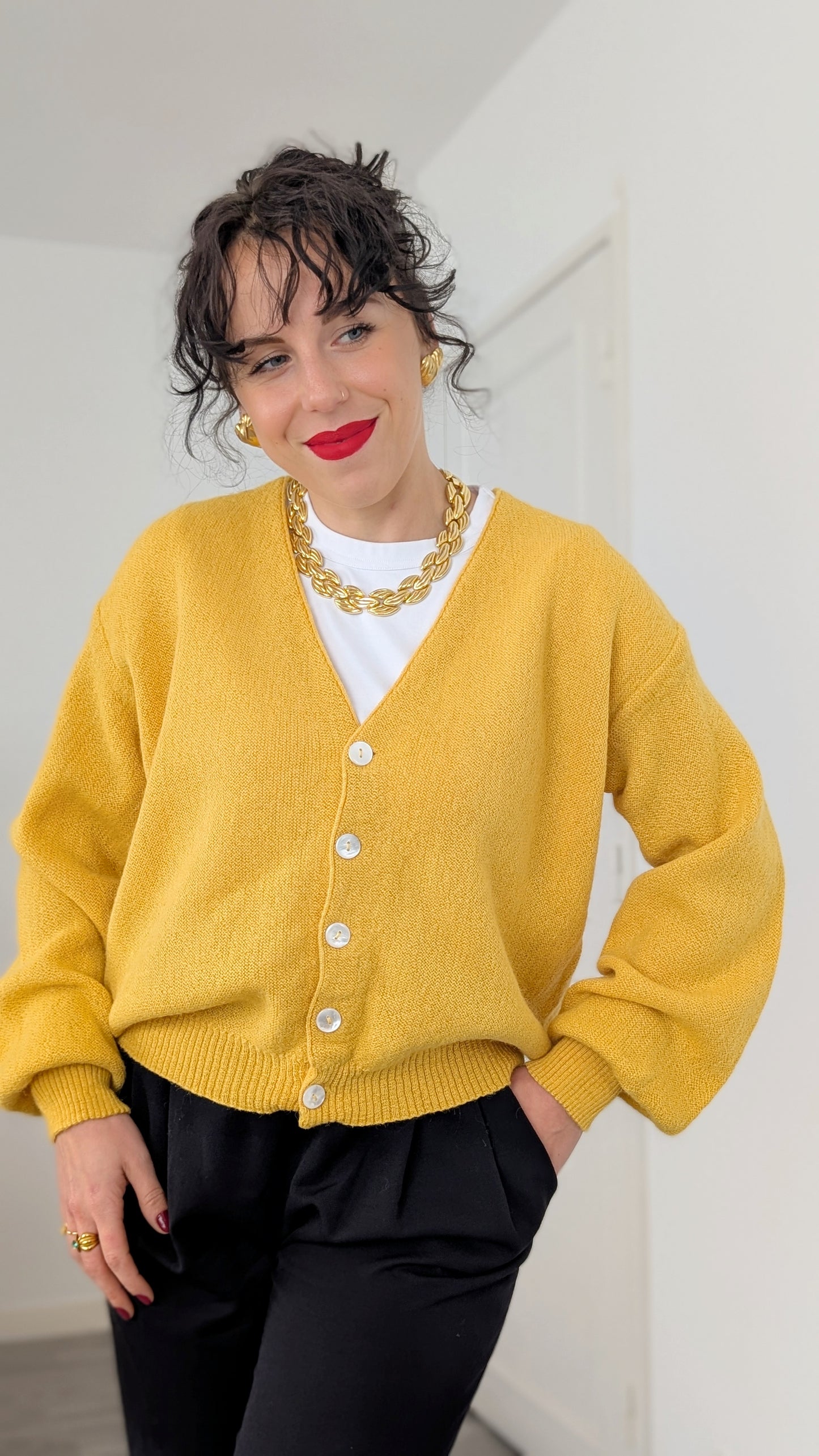 Cardigan pure laine alpaca du 34 au 42