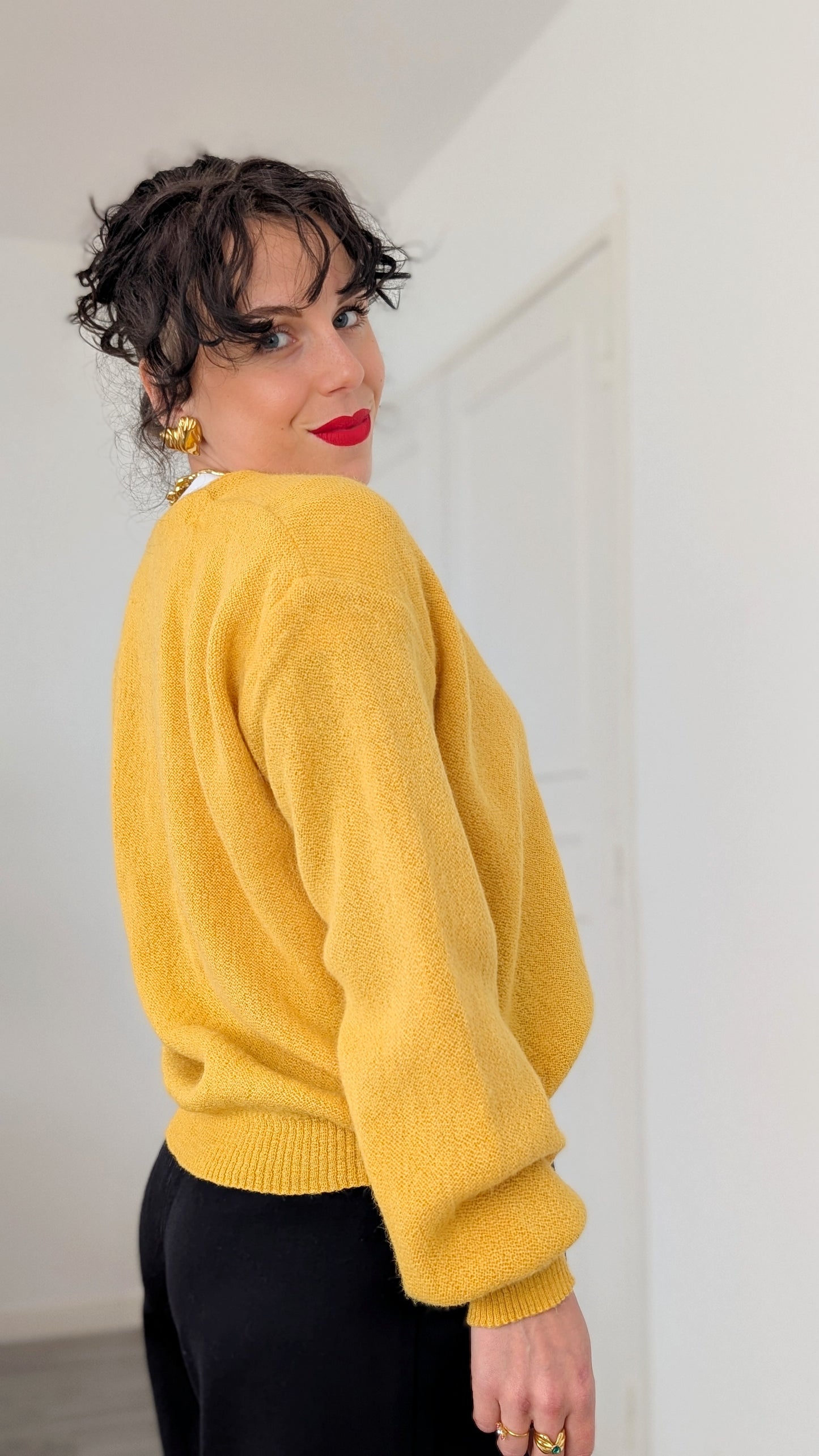 Cardigan pure laine alpaca du 34 au 42