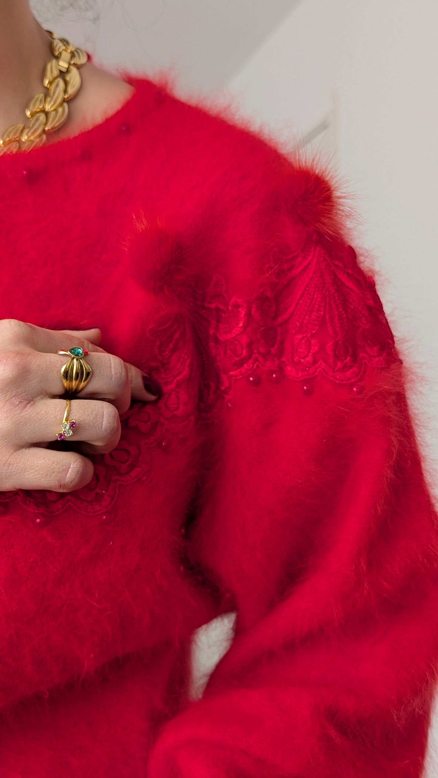 Pull angora 80s du 34 au 42