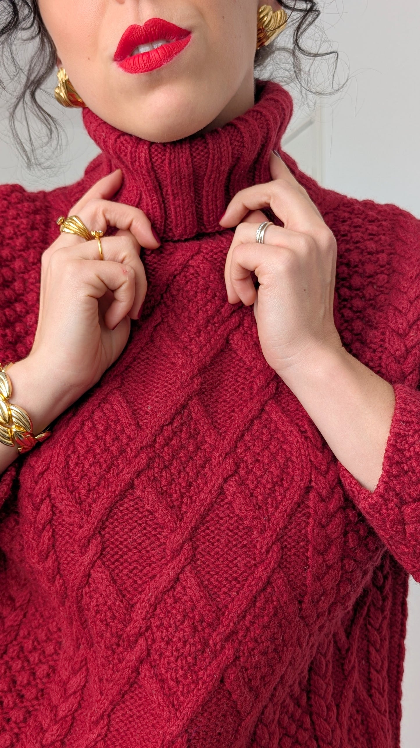 Pull irlandais pure laine T38-40