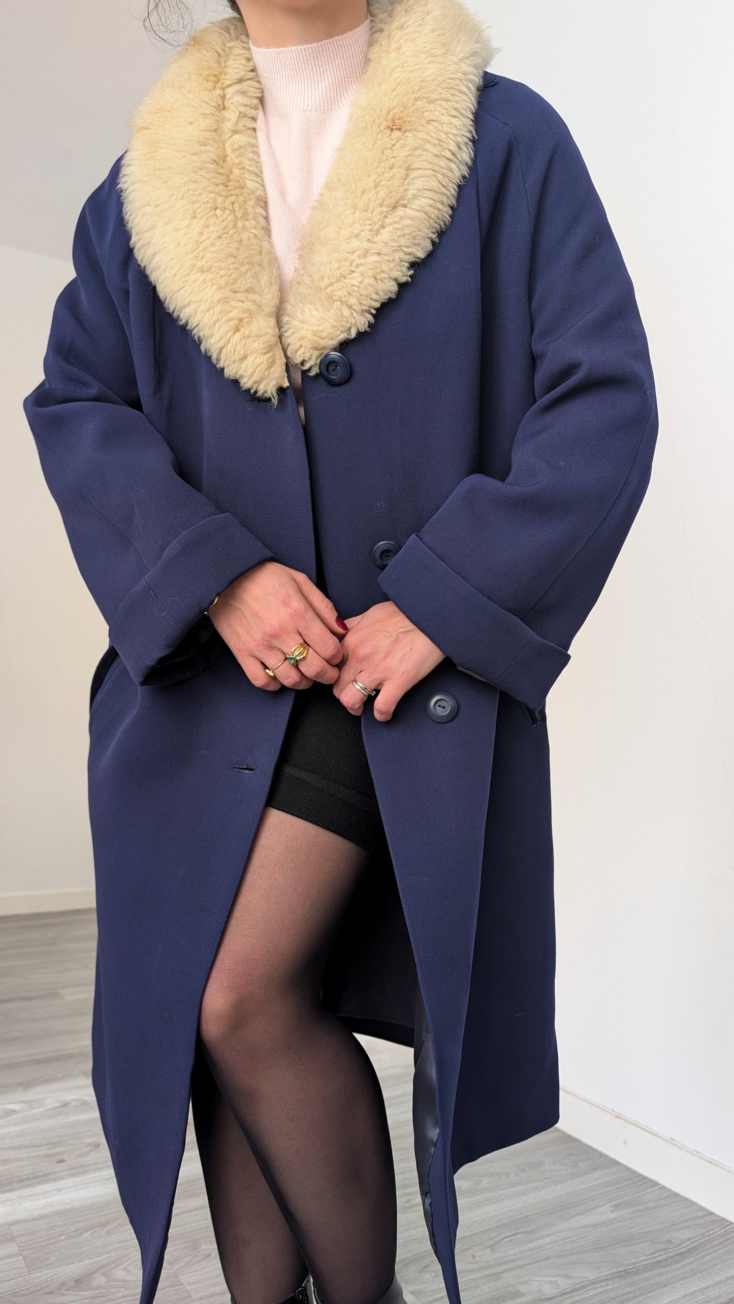 Manteau laine 1960 jusqu'à taille 40