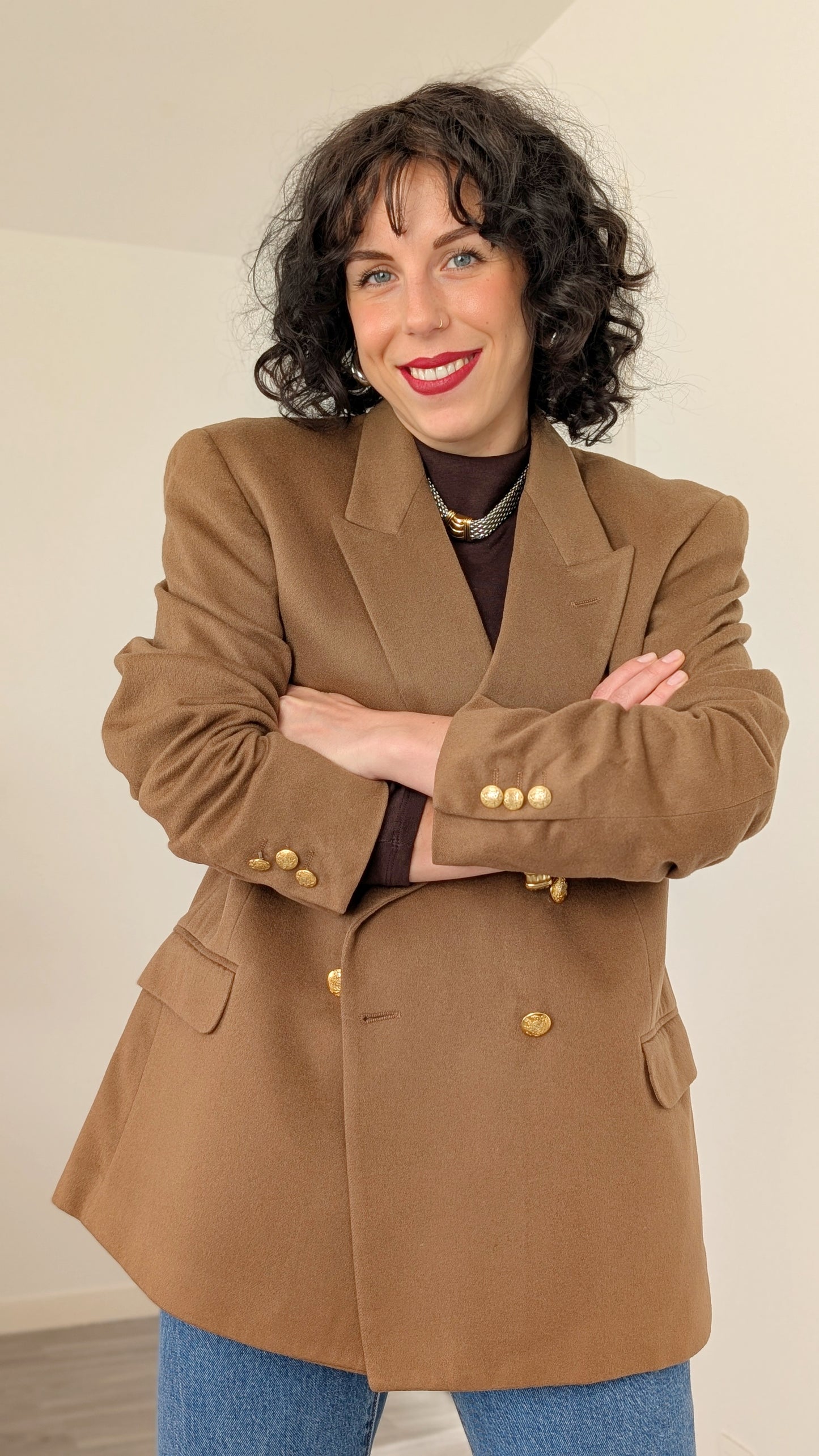 Blazer laine et cachemire T42