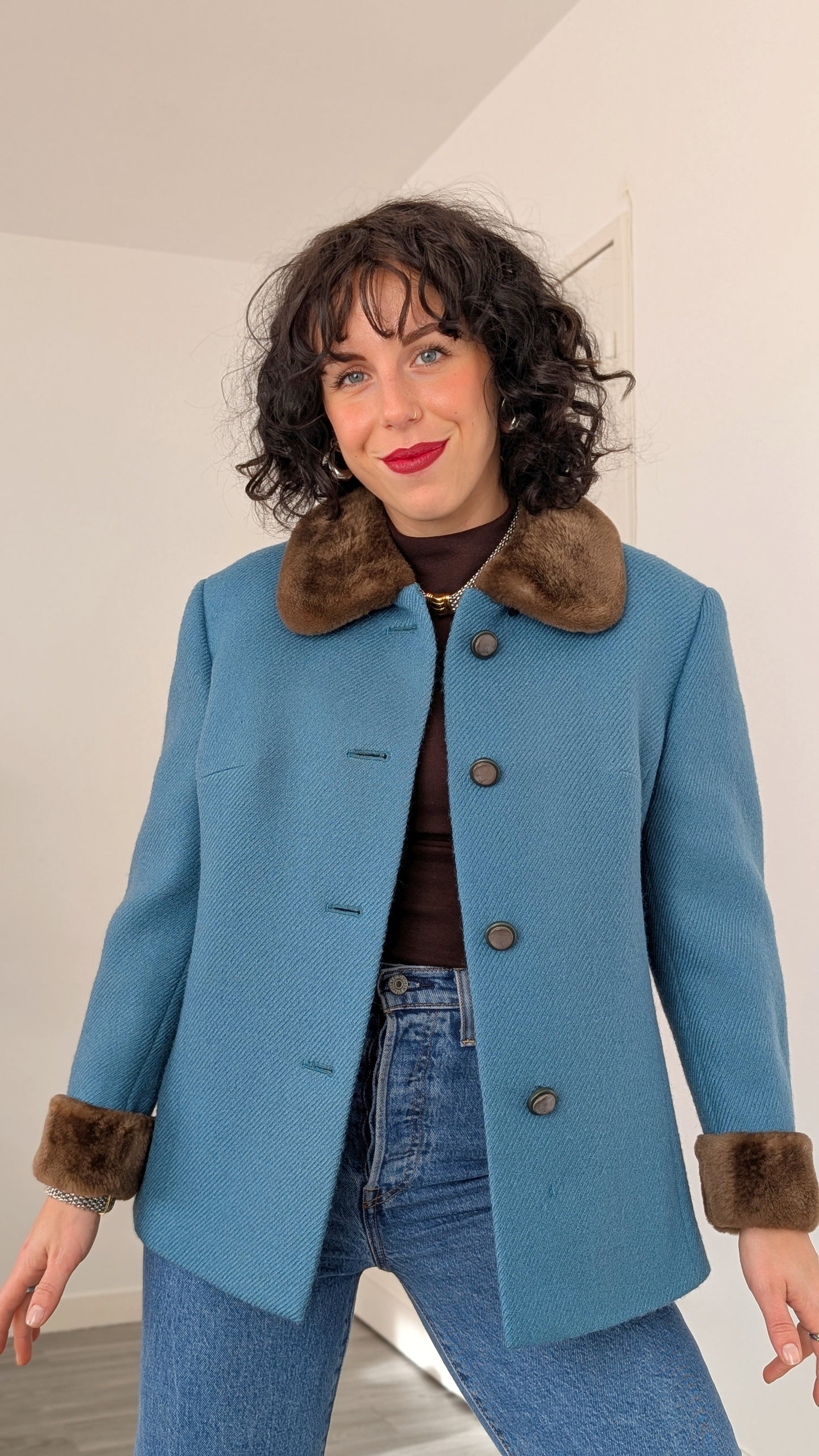 Veste/blazer 60s laine T38