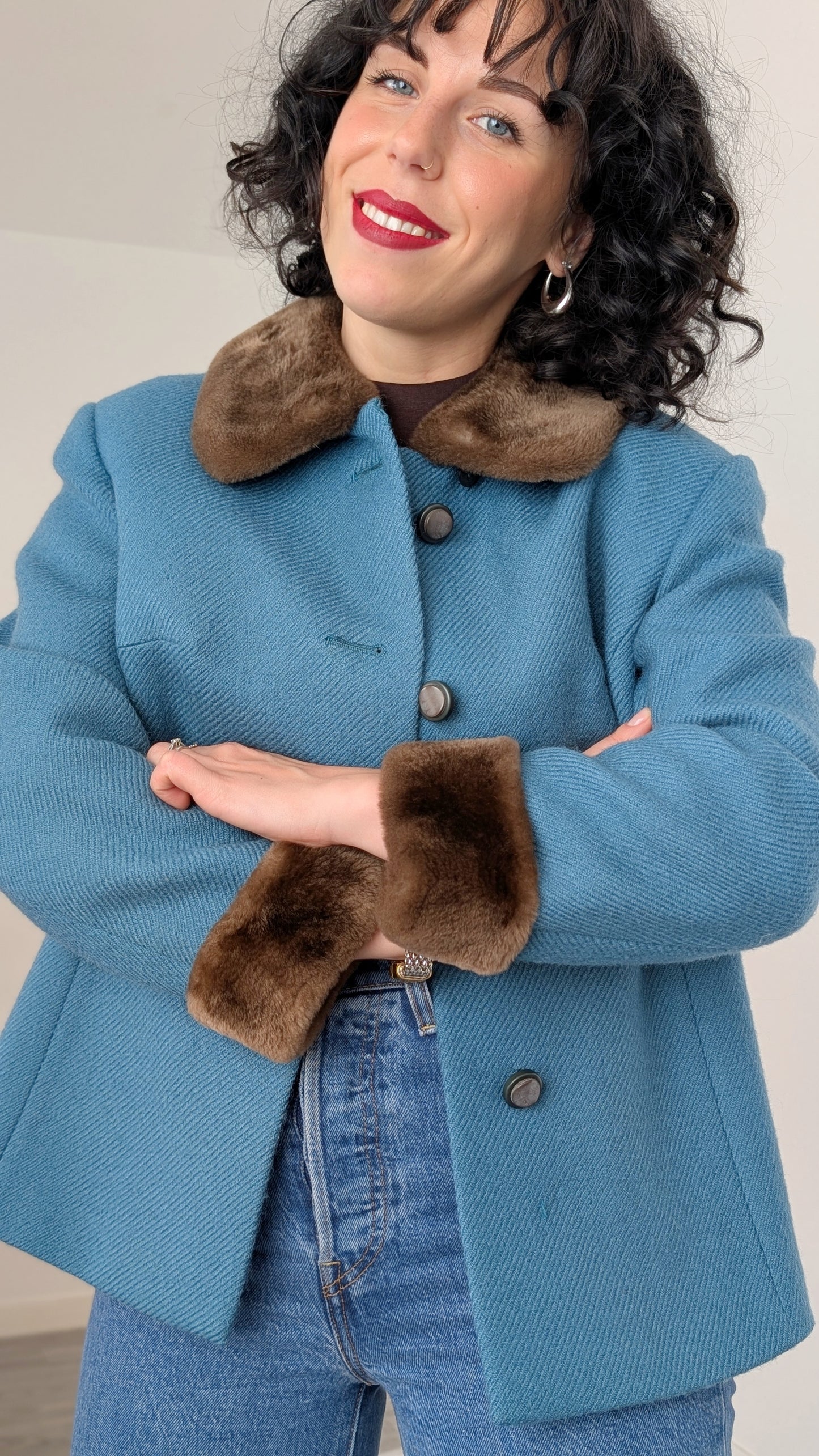 Veste/blazer 60s laine T38