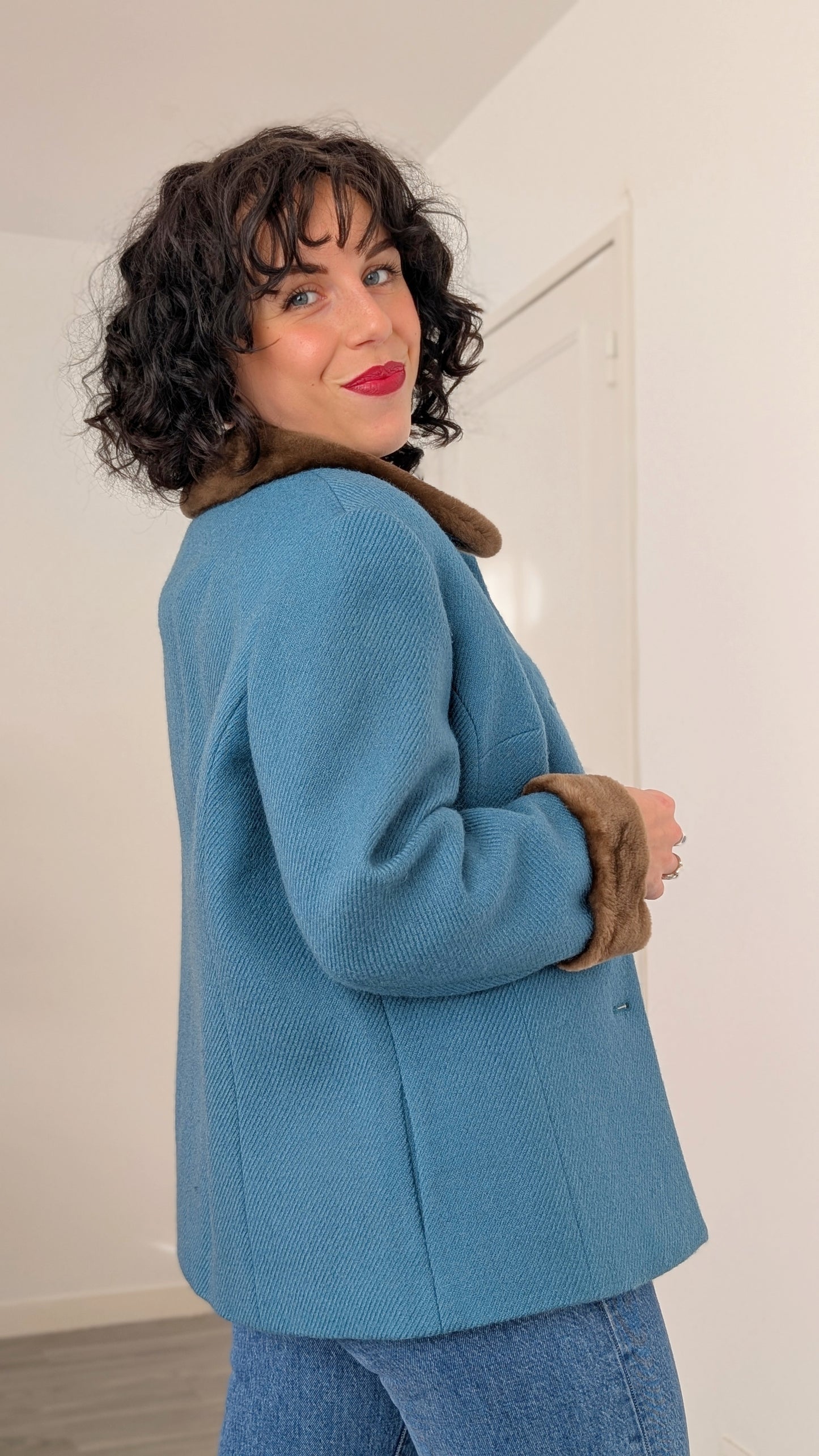 Veste/blazer 60s laine T38