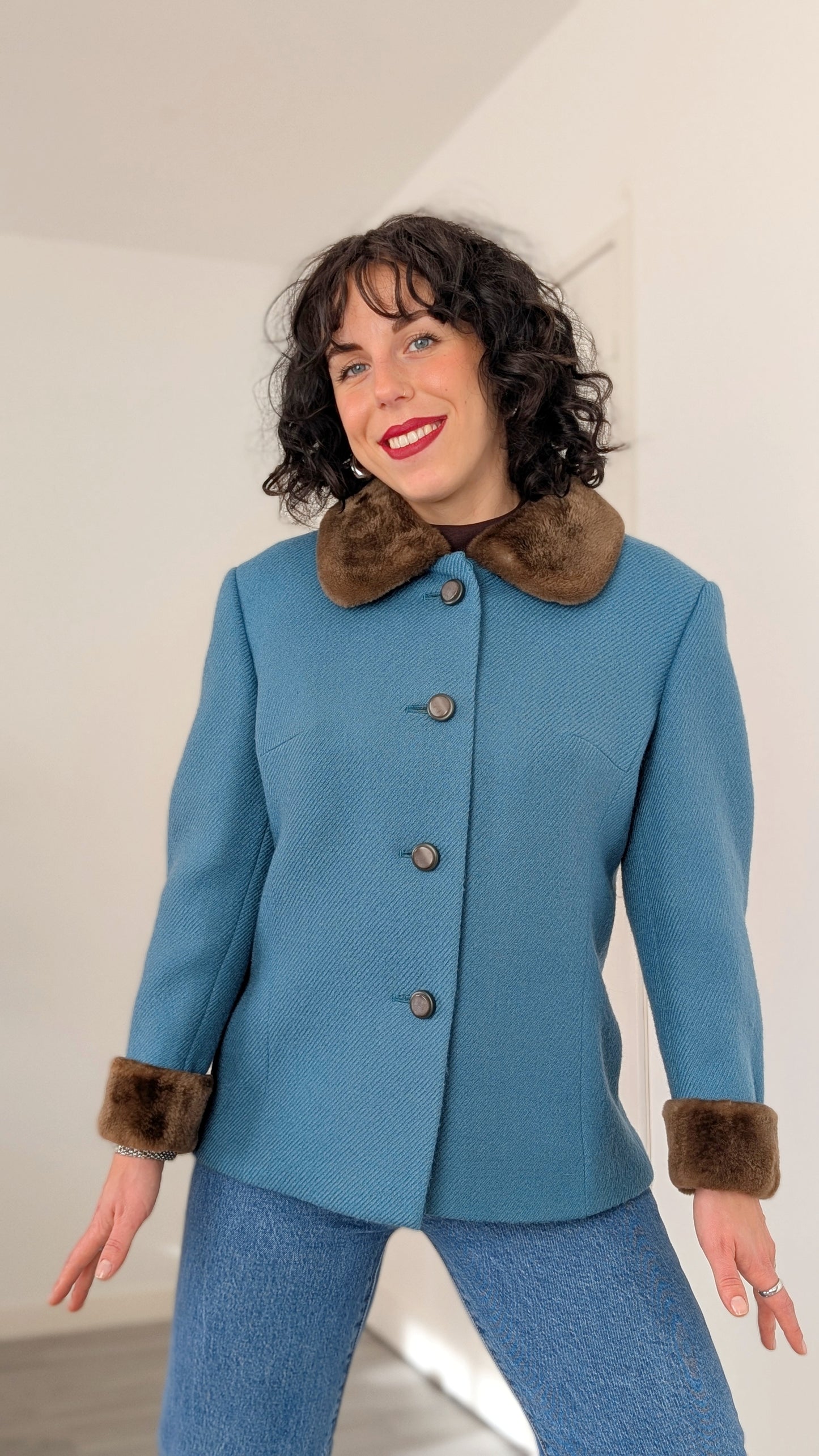 Veste/blazer 60s laine T38