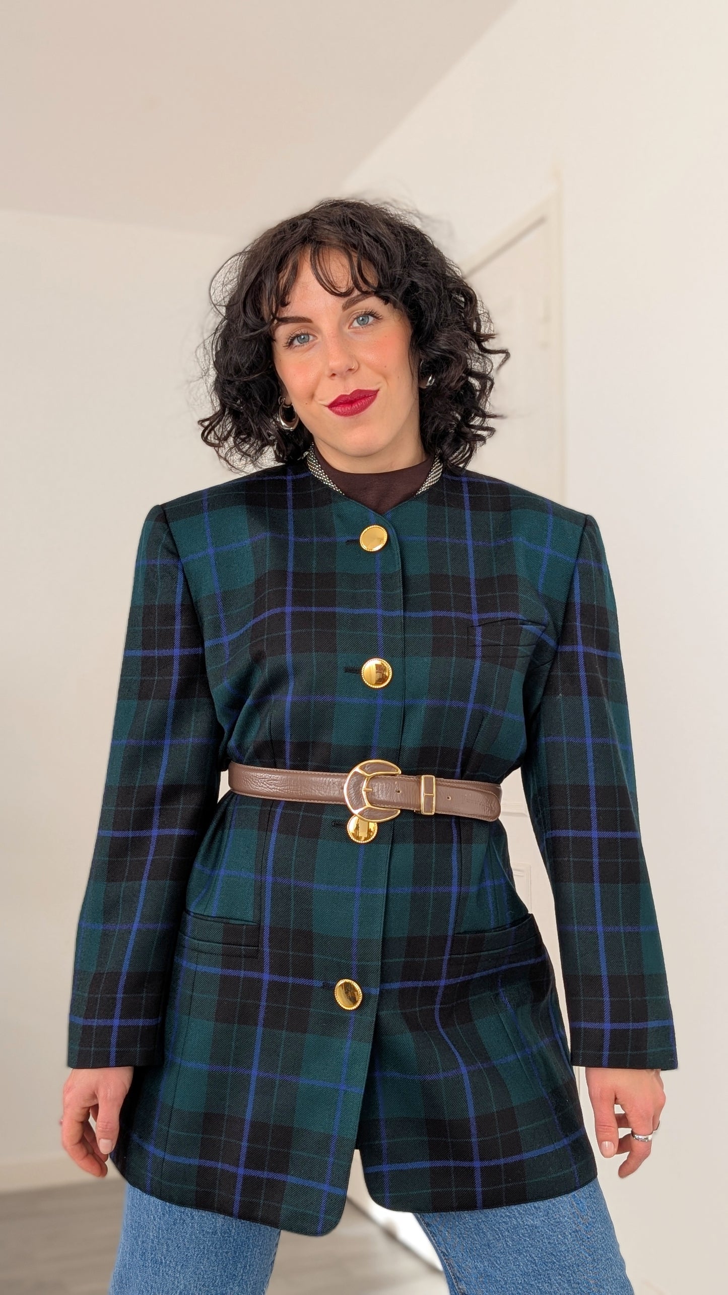 Blazer 80s pure laine T42