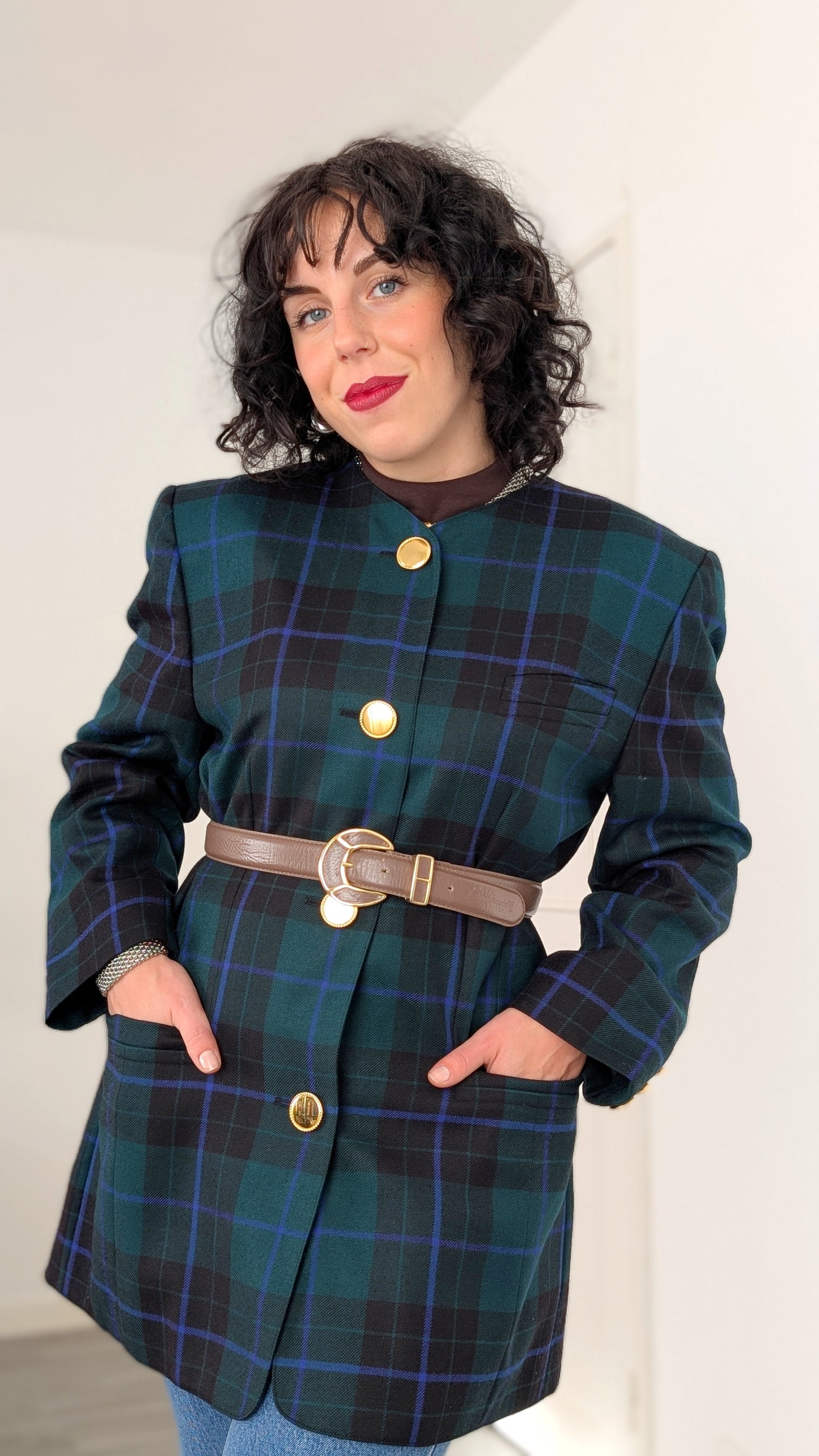 Blazer 80s pure laine T42