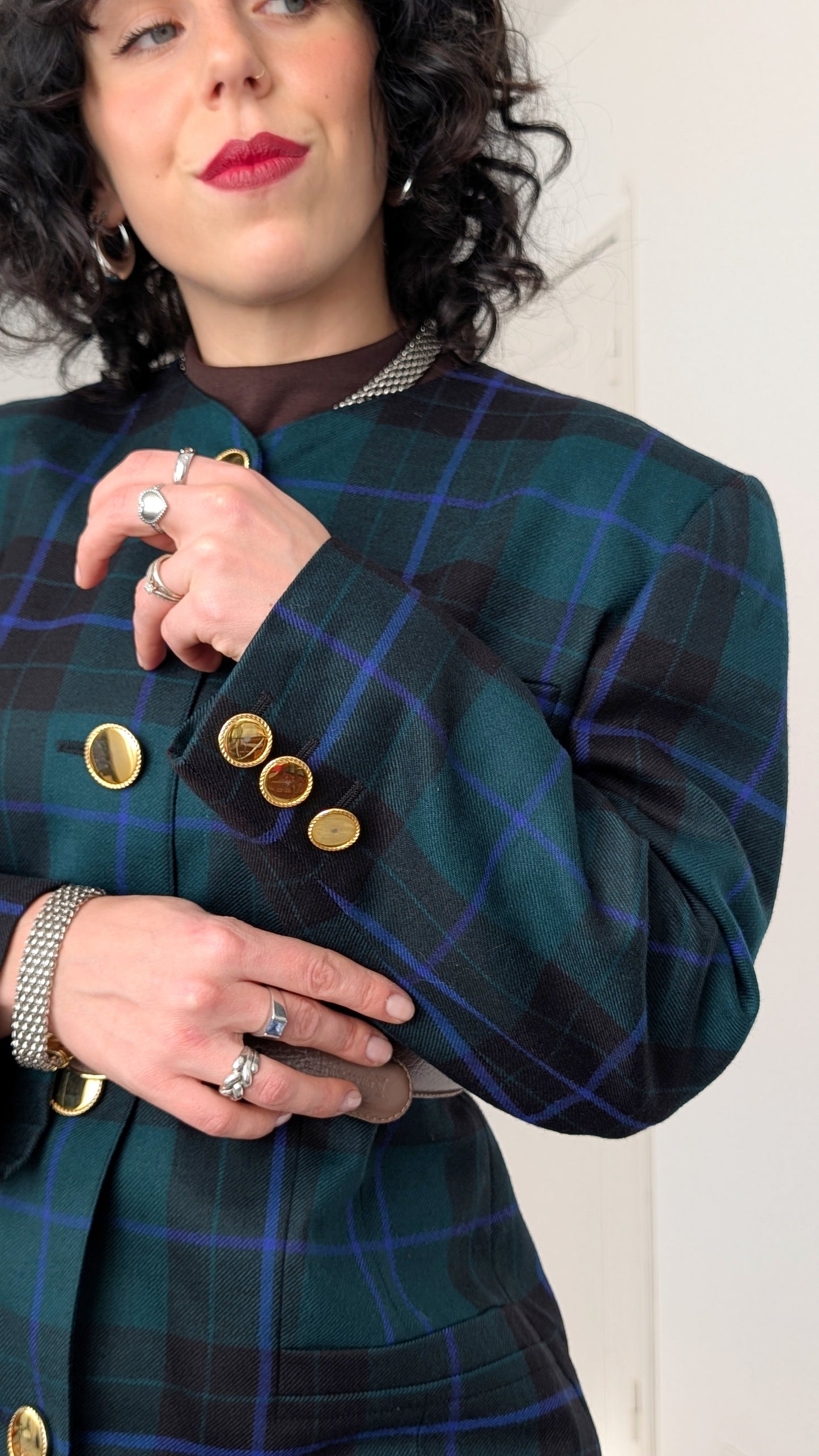 Blazer 80s pure laine T42