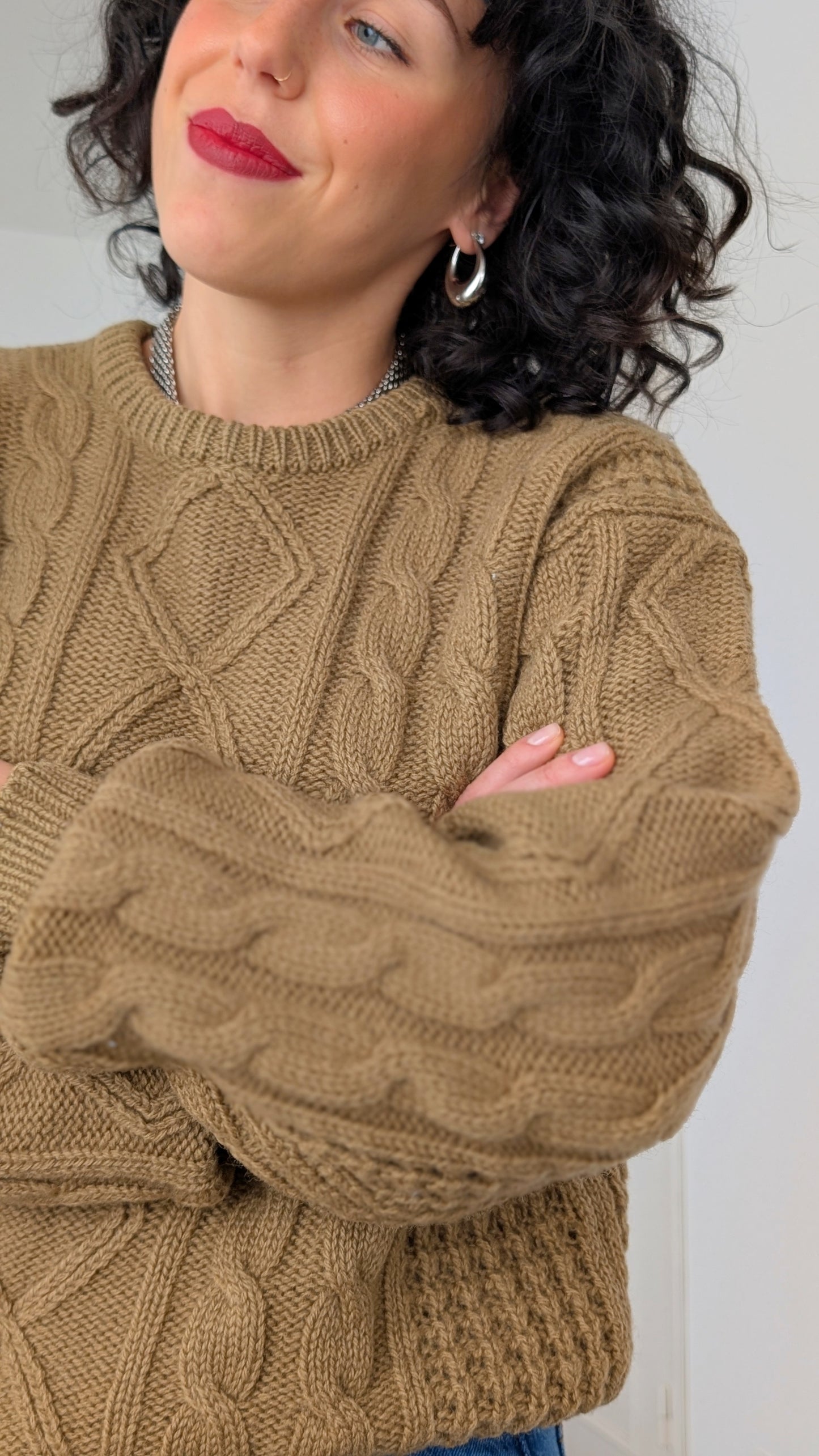 Pull torsadé laine T38-40