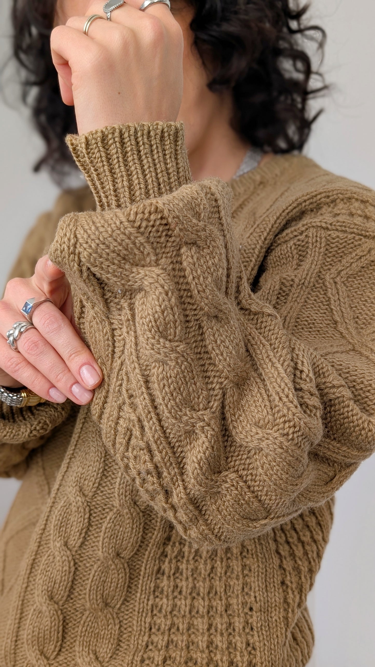 Pull torsadé laine T38-40