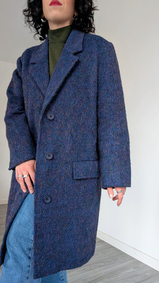 Manteau laine et mohair T40-42