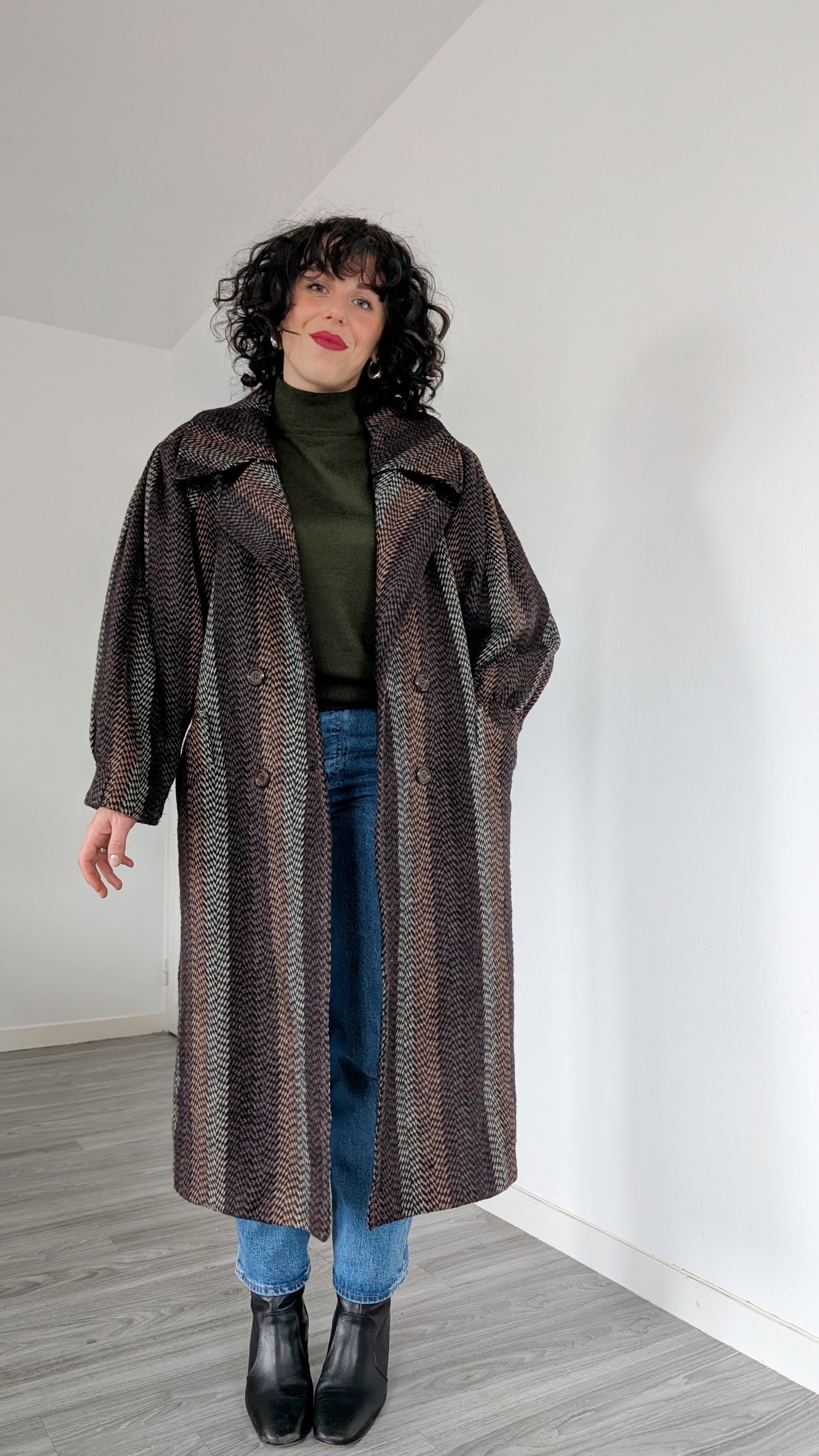 Manteau 1980 laine T38-40