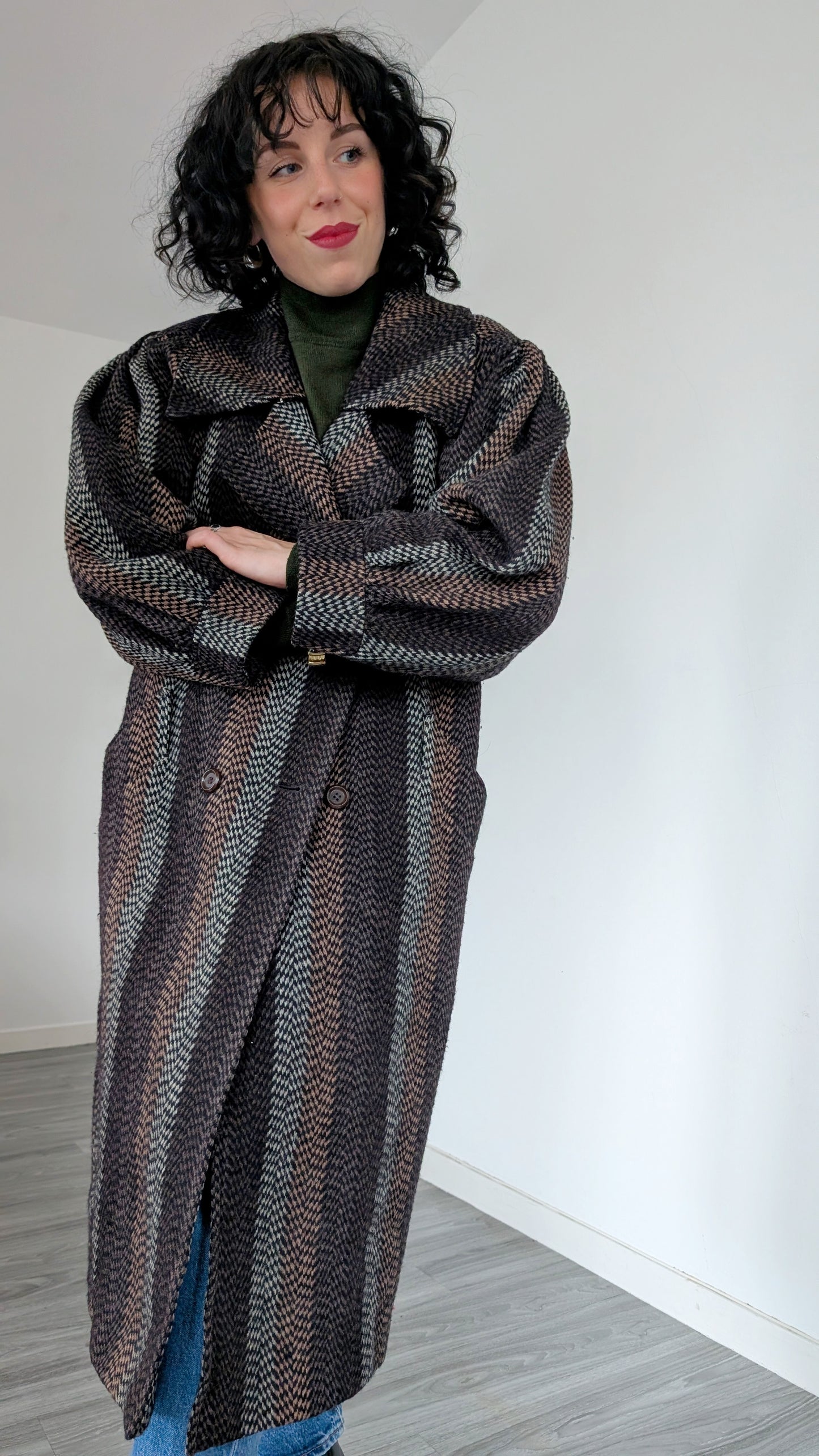 Manteau 1980 laine T38-40