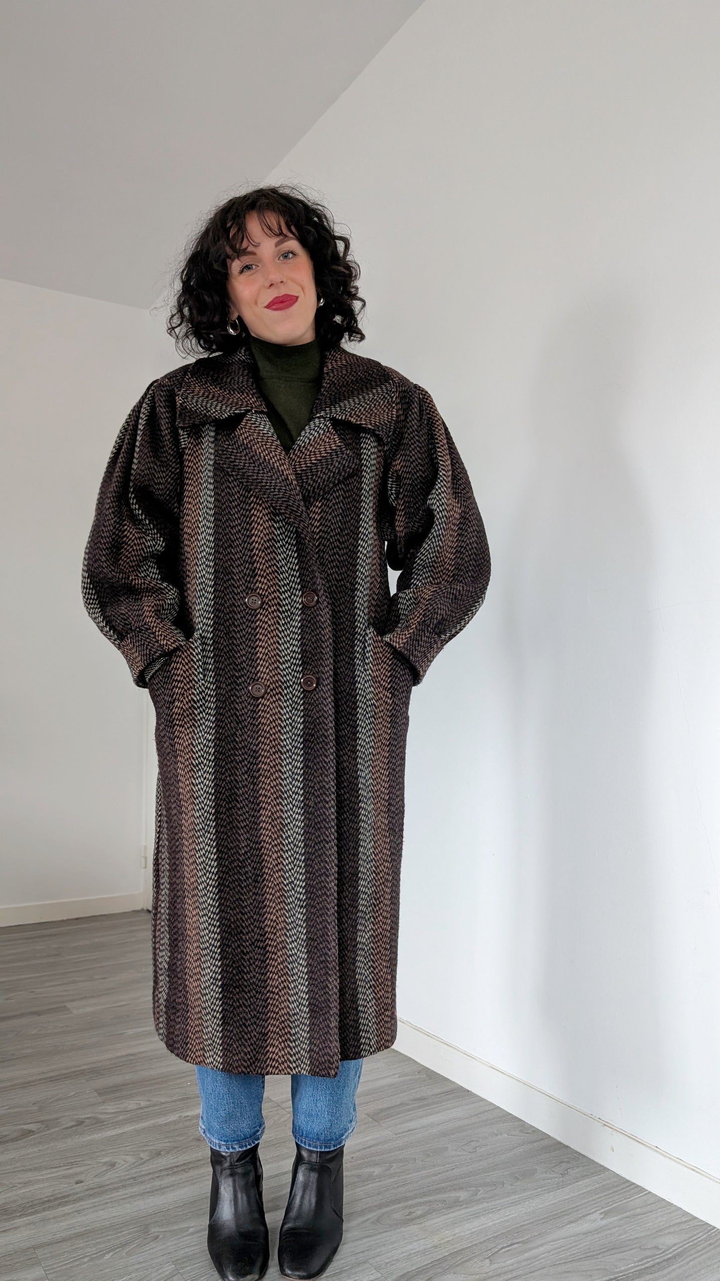 Manteau 1980 laine T38-40