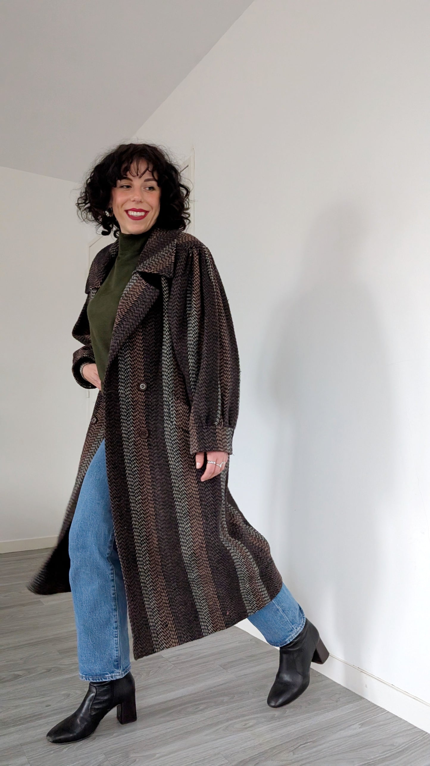 Manteau 1980 laine T38-40