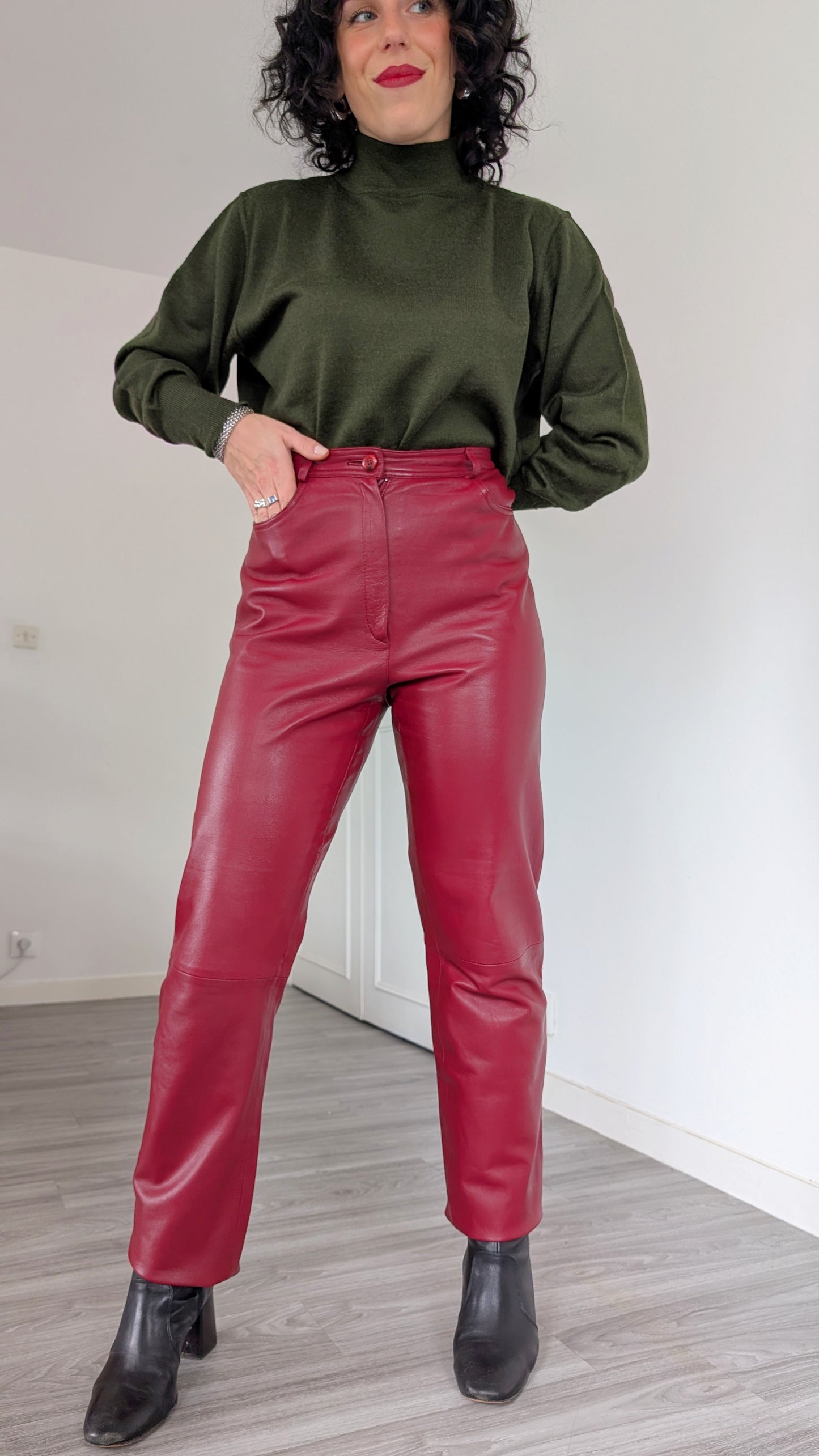 Pantalon cuir T38