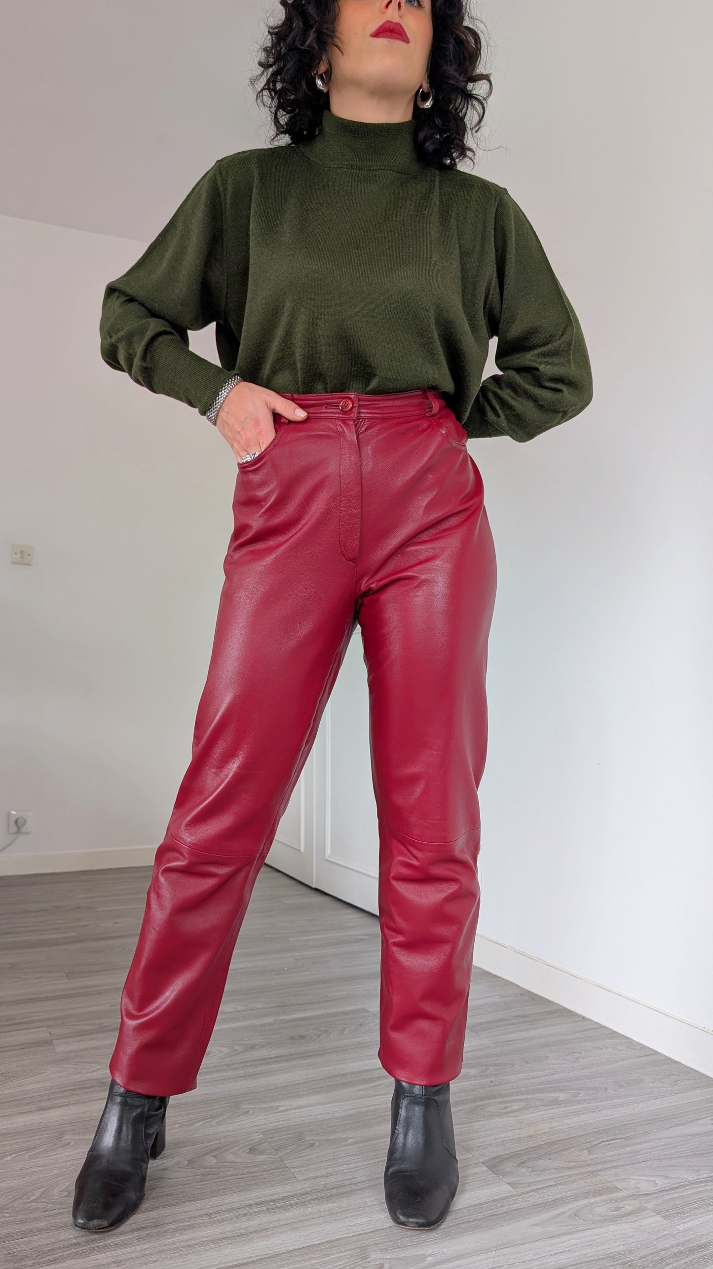 Pantalon cuir T38
