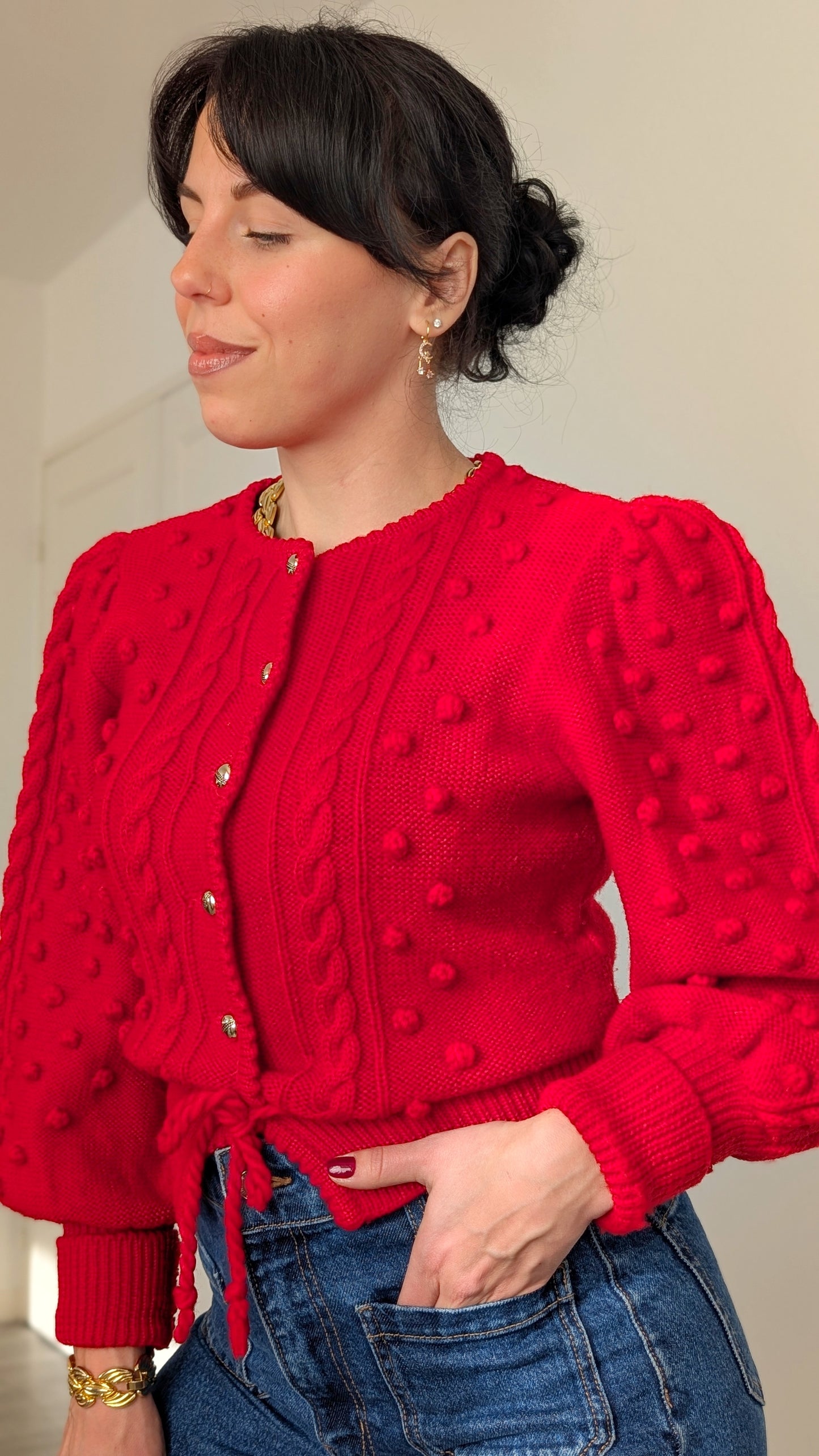 Cardigan autrichien laine T36