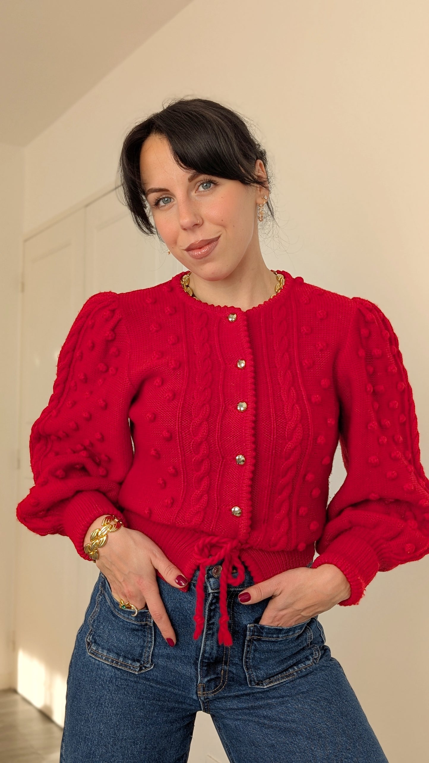 Cardigan autrichien laine T36