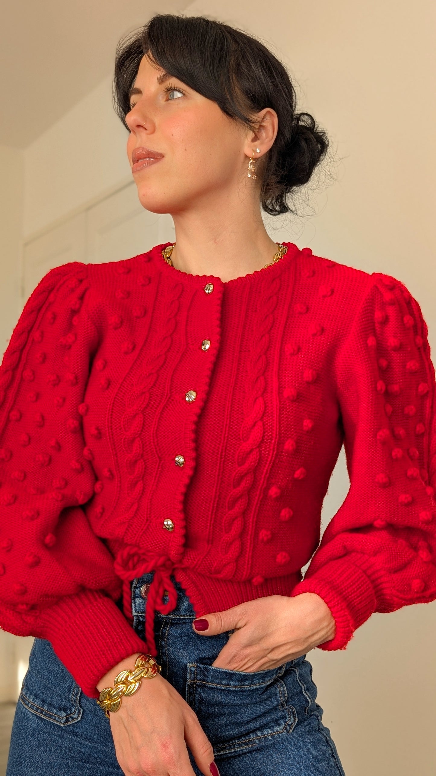 Cardigan autrichien laine T36