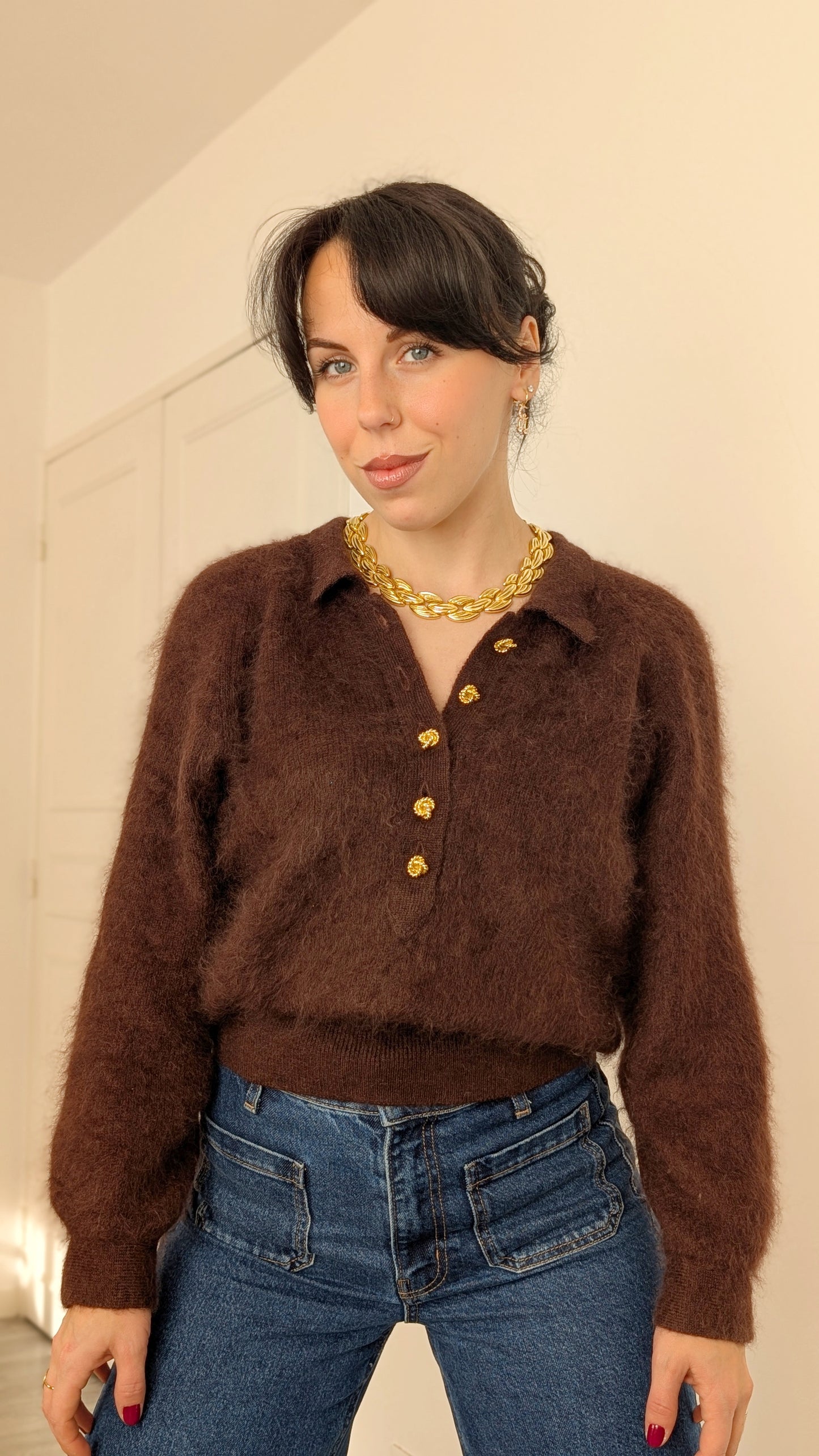 Pull laine et angora T38-40