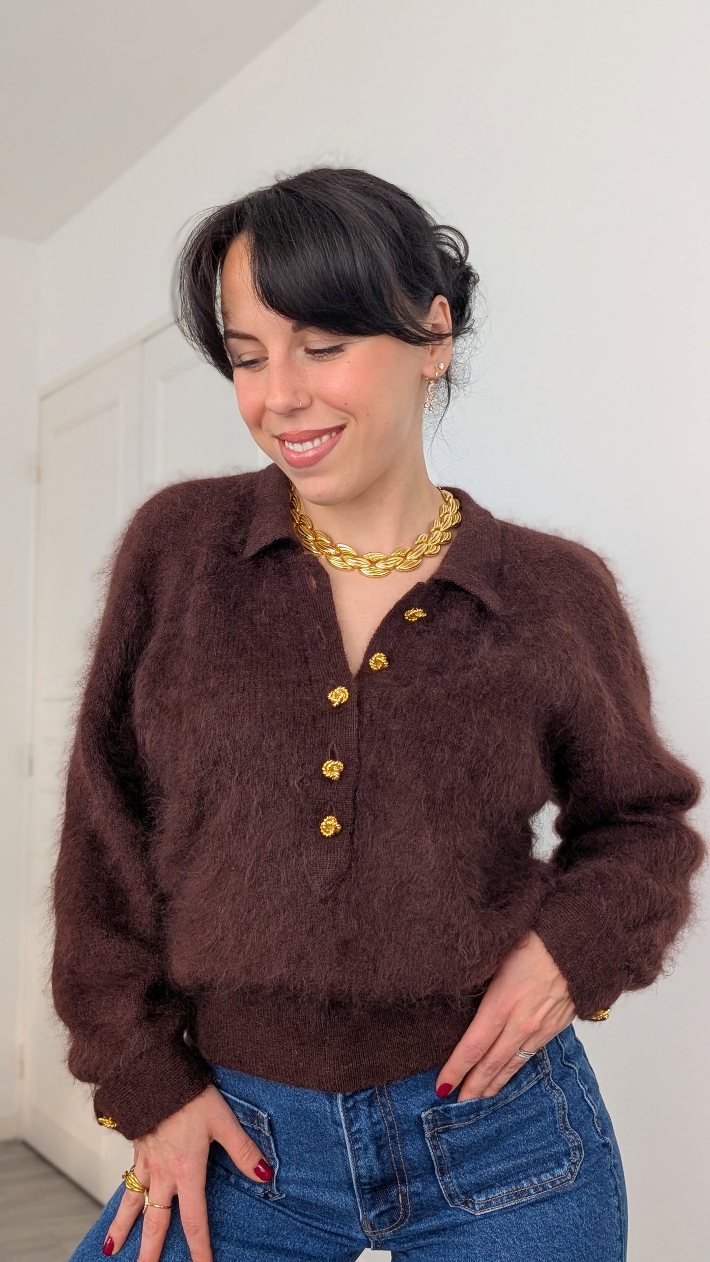 Pull laine et angora T38-40