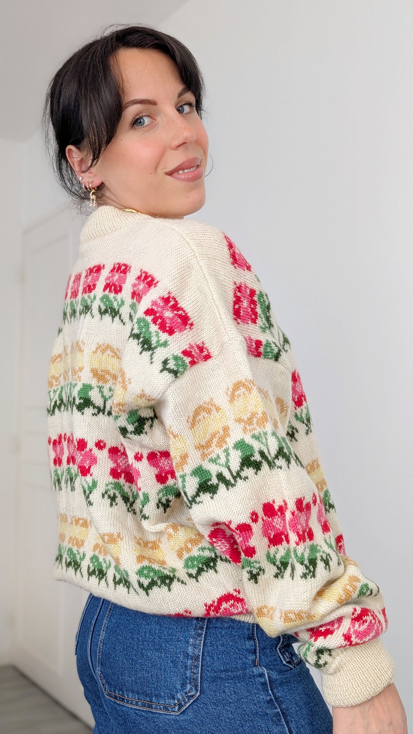 Pull 80s laine jusqu'à T44