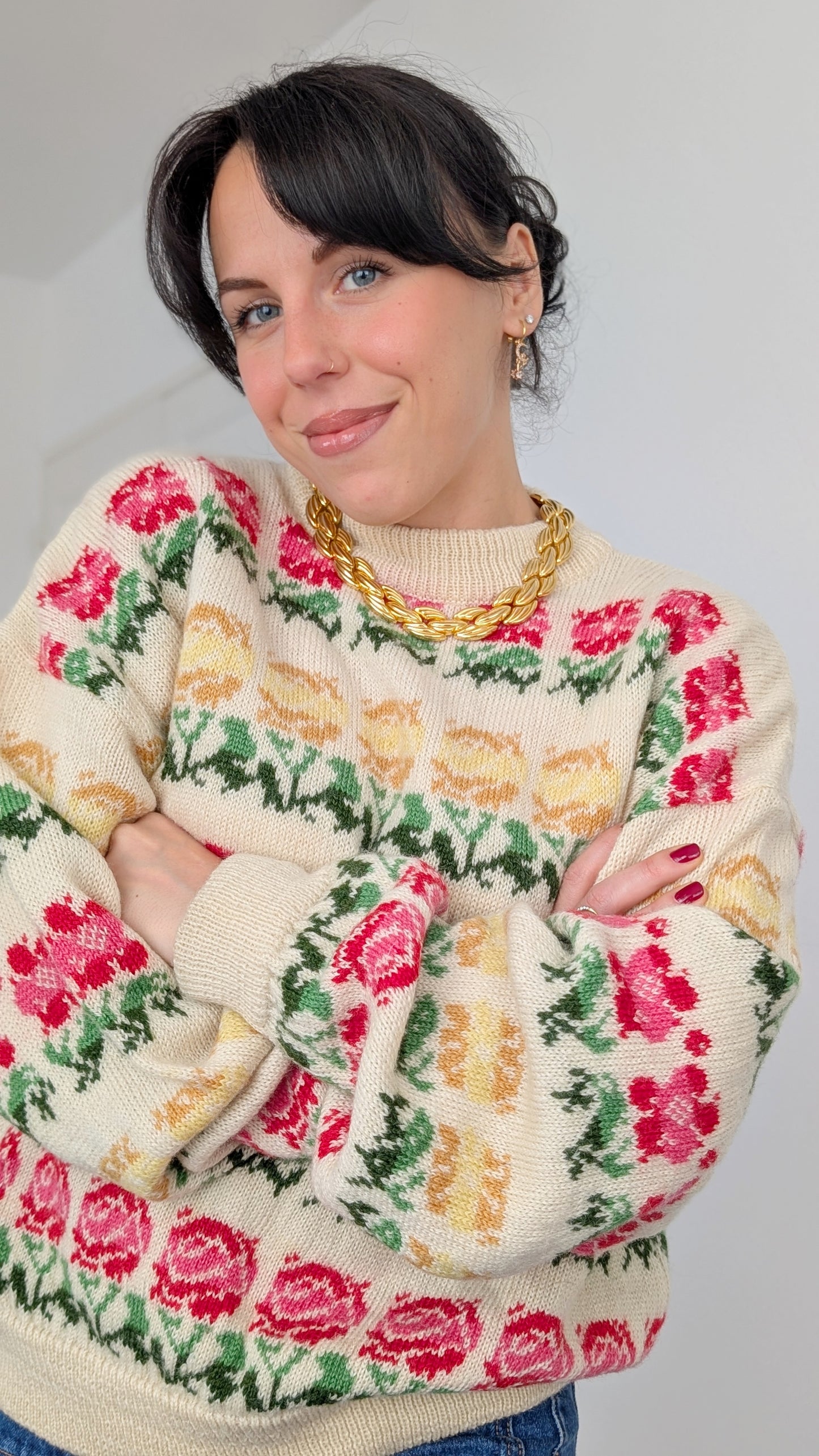 Pull 80s laine jusqu'à T44